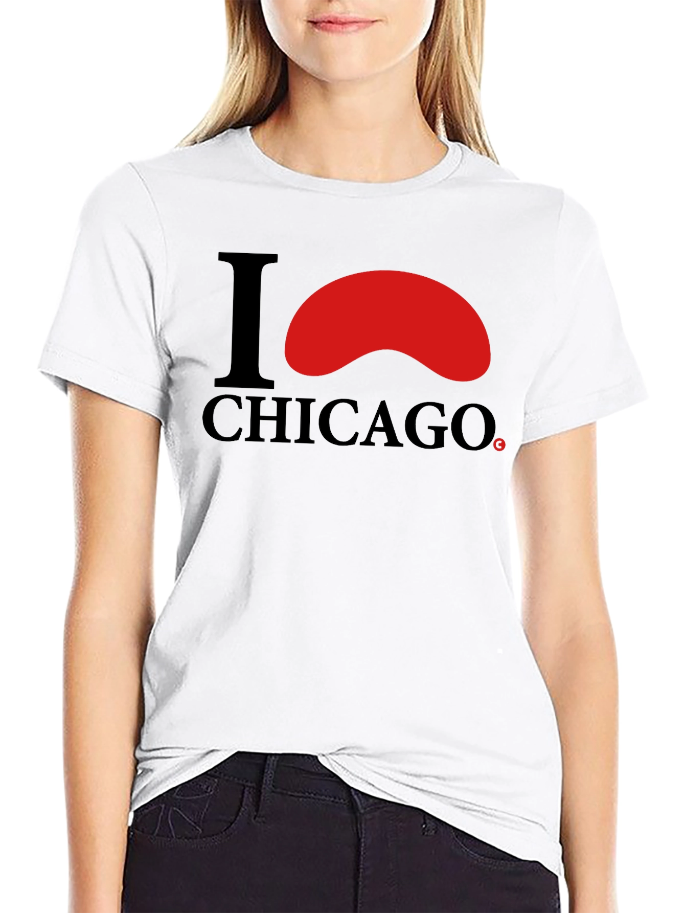 I Love Chicago Black T-Shirt