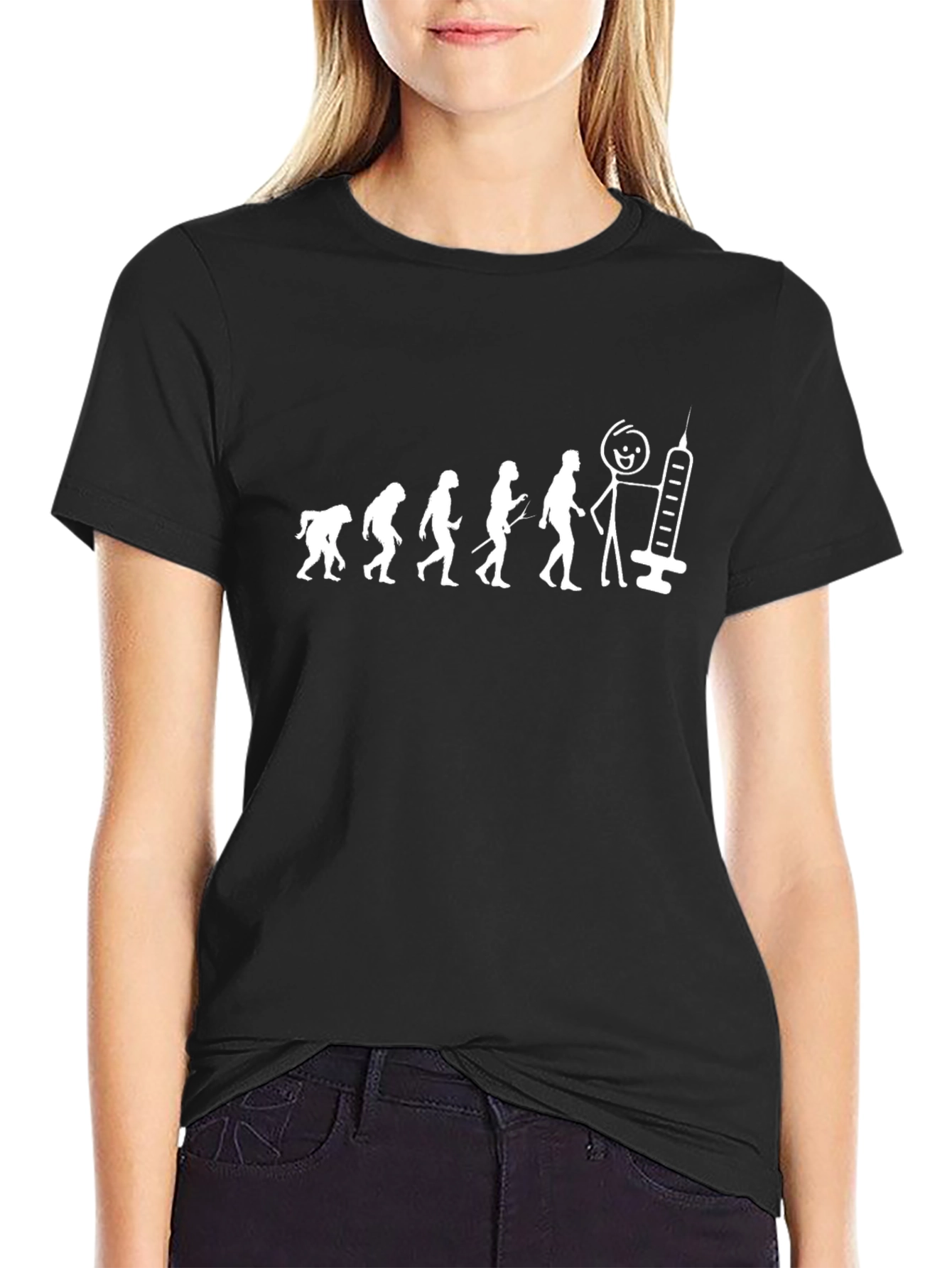 Evolution Vaccine T-Shirt - Funny Viral Tee