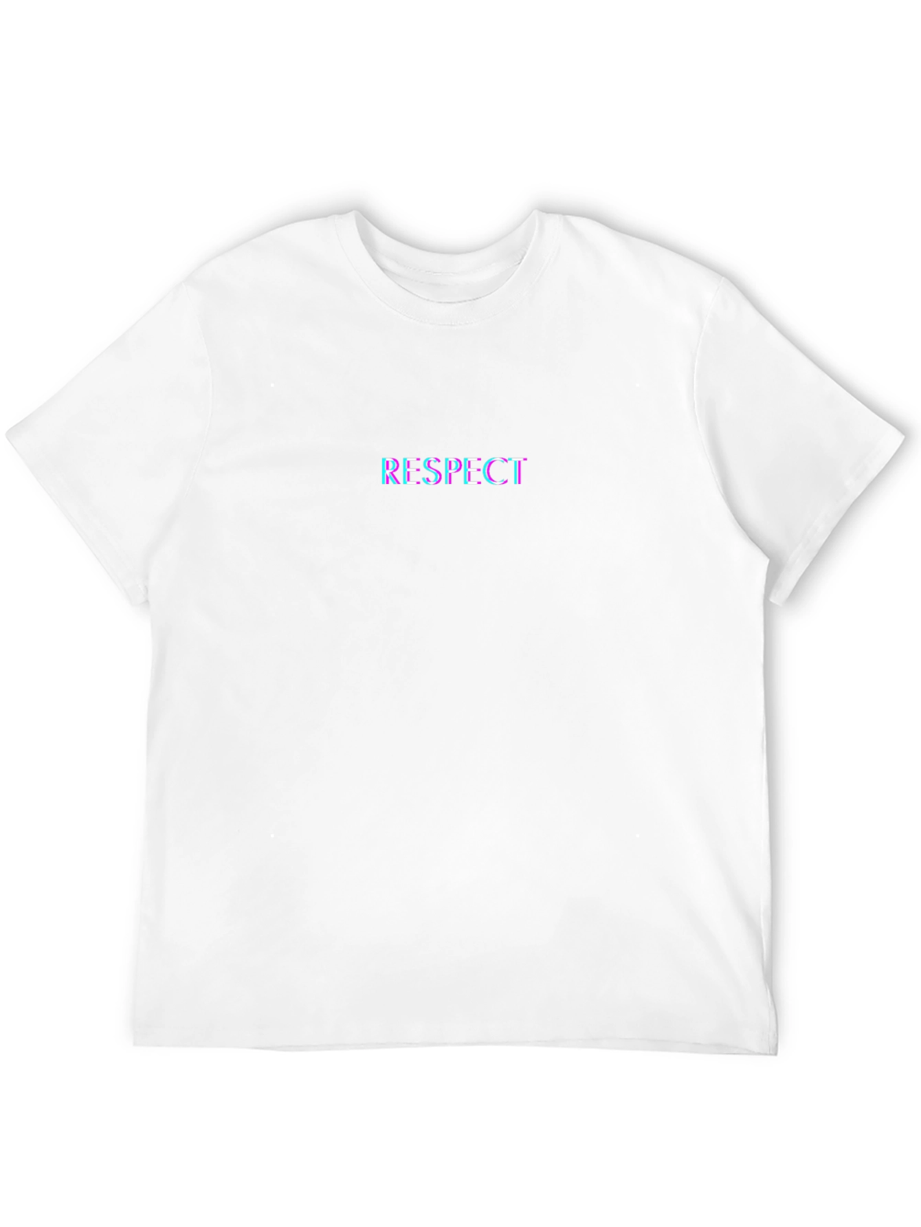 Respect Glitch Black T-Shirt