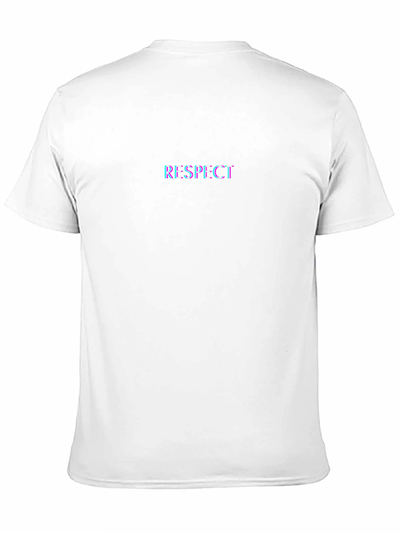 Respect Glitch Black T-Shirt