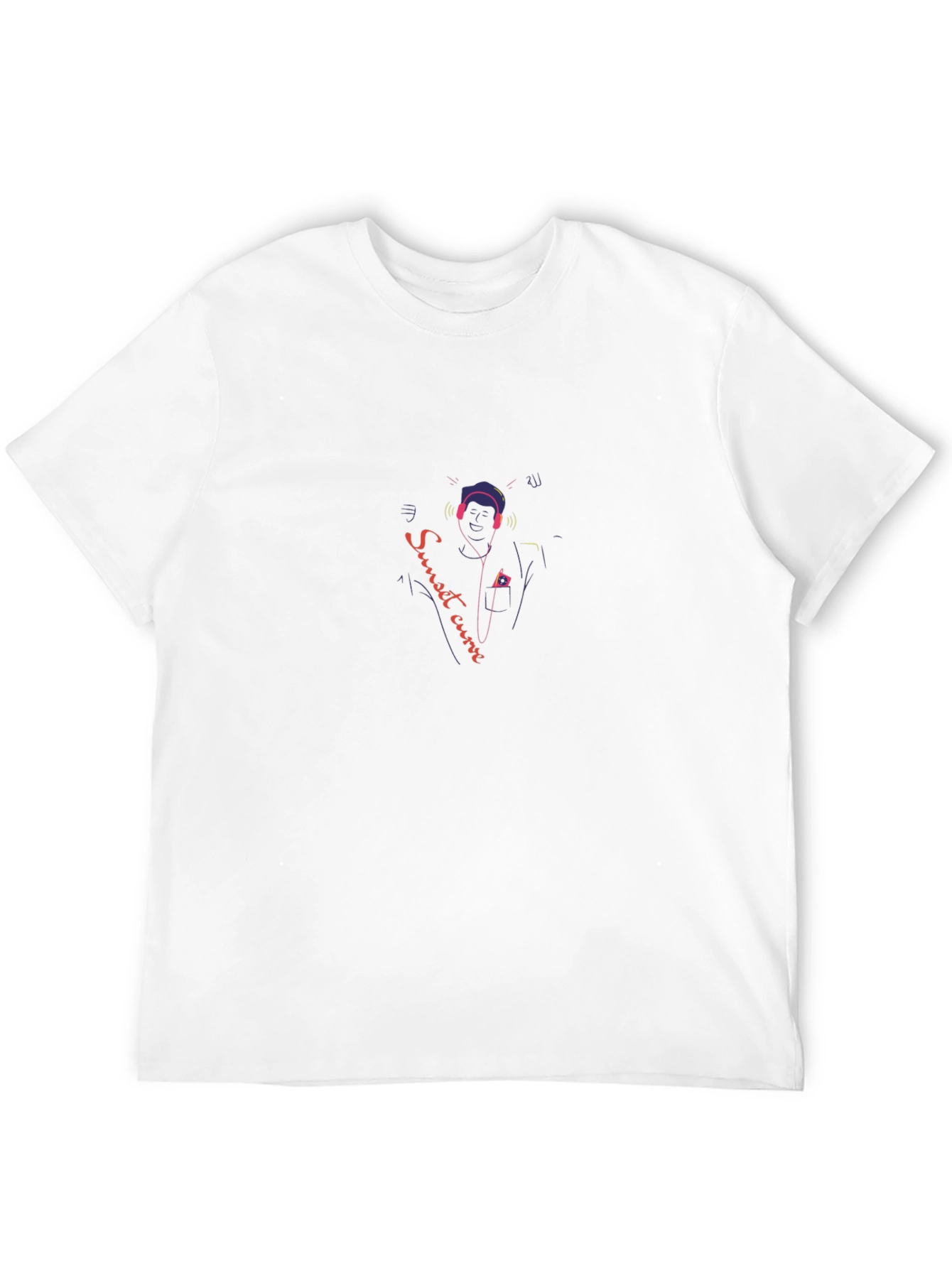 Sunset Curve T-Shirt - Musical Design Tee