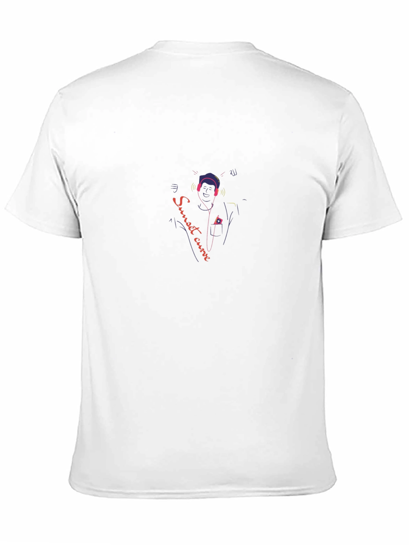 Sunset Curve T-Shirt - Musical Design Tee
