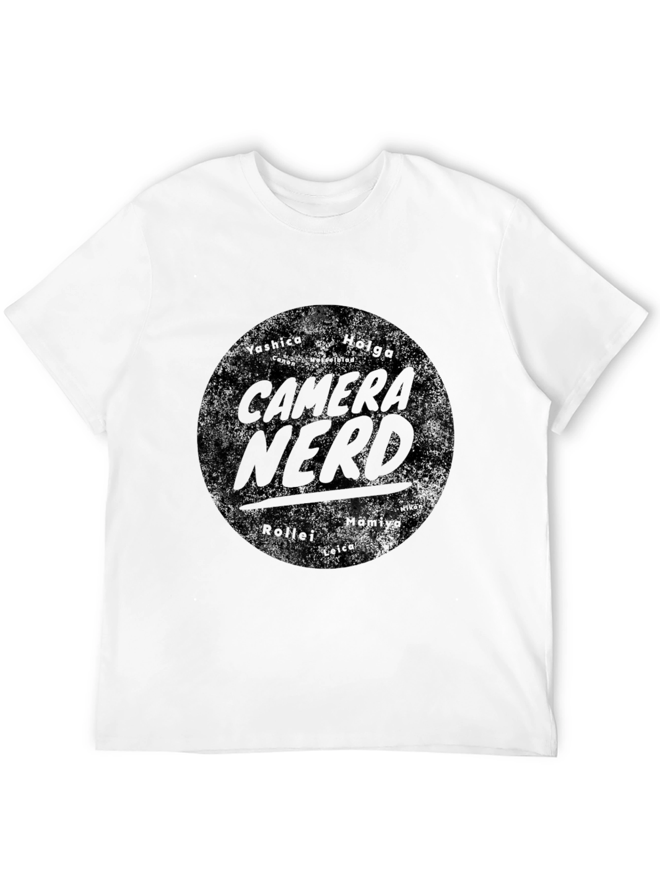 Camera Nerd Graphic T-Shirt - Black