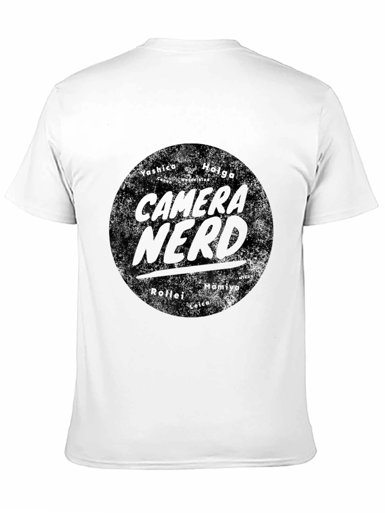 Camera Nerd Graphic T-Shirt - Black