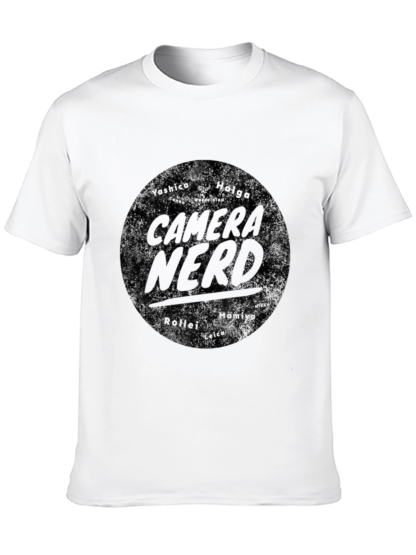 Camera Nerd Graphic T-Shirt - Black