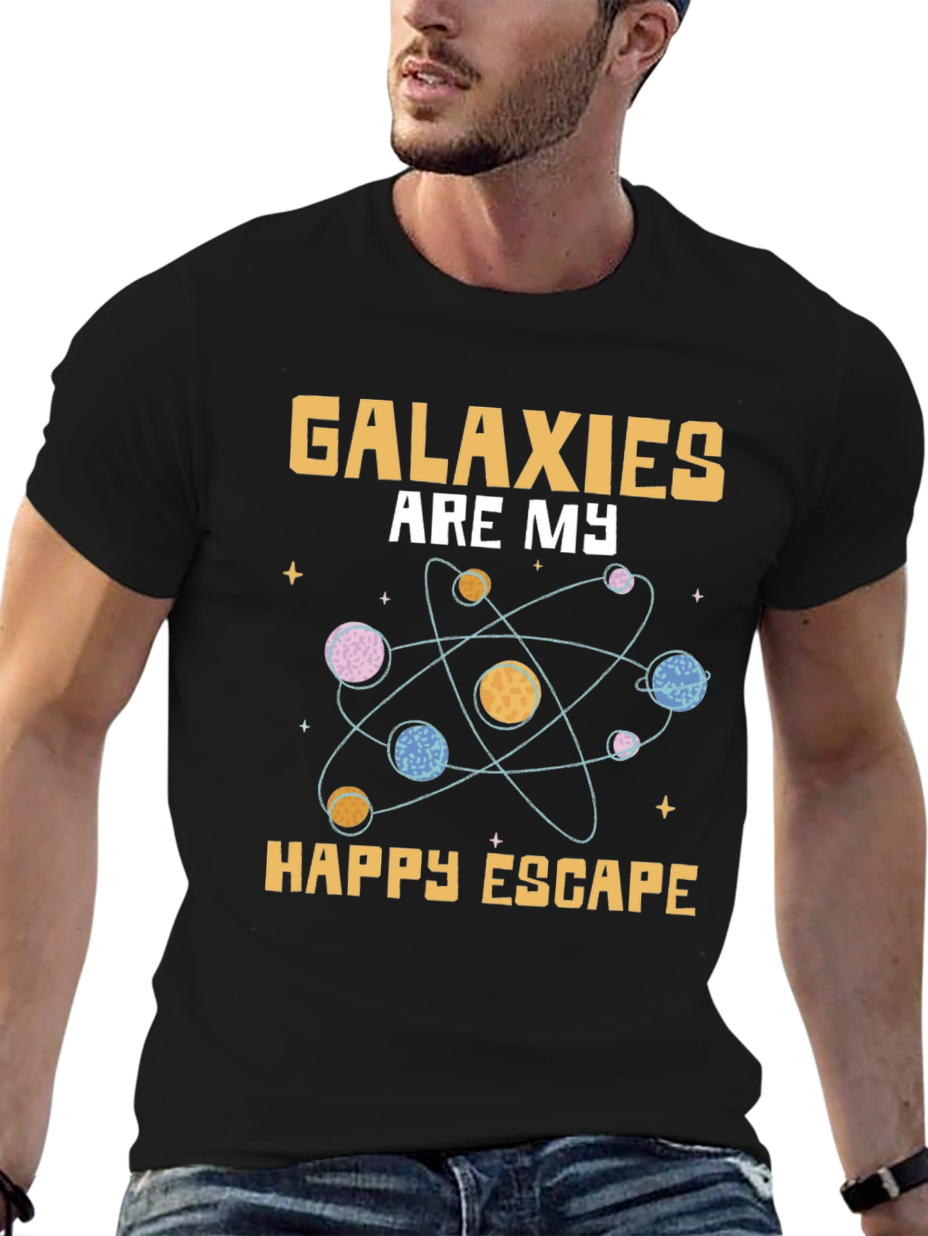 Galaxies Are My Happy Escape T-Shirt