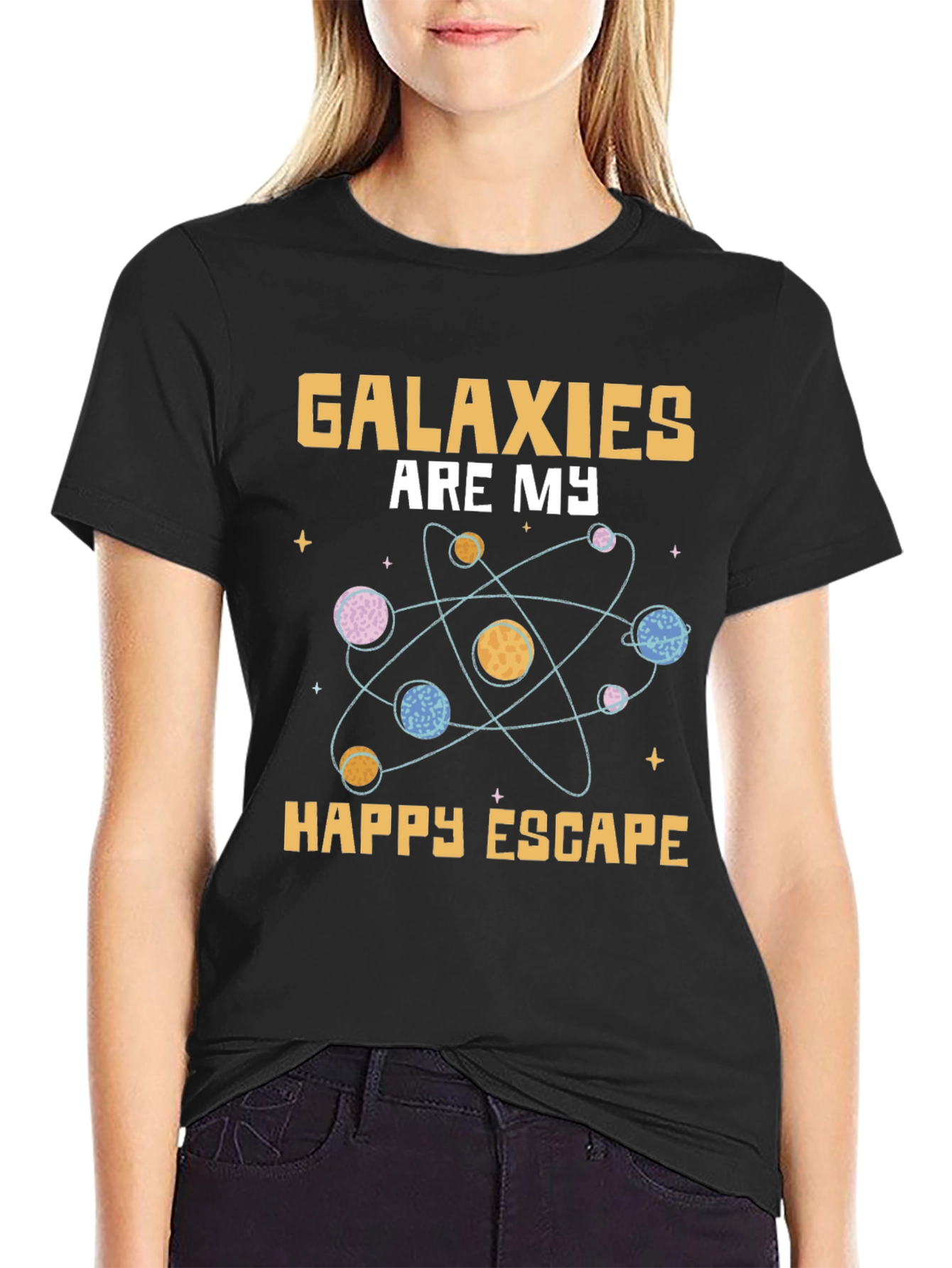 Galaxies Are My Happy Escape T-Shirt
