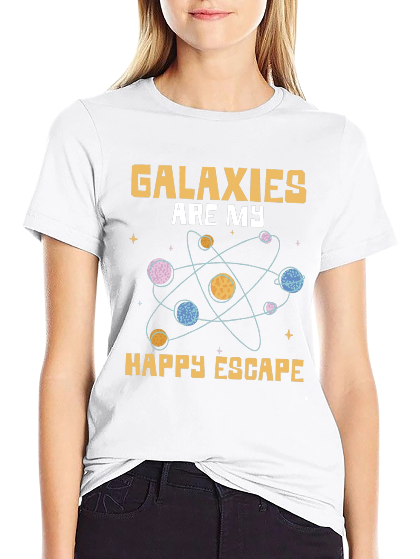 Galaxies Are My Happy Escape T-Shirt