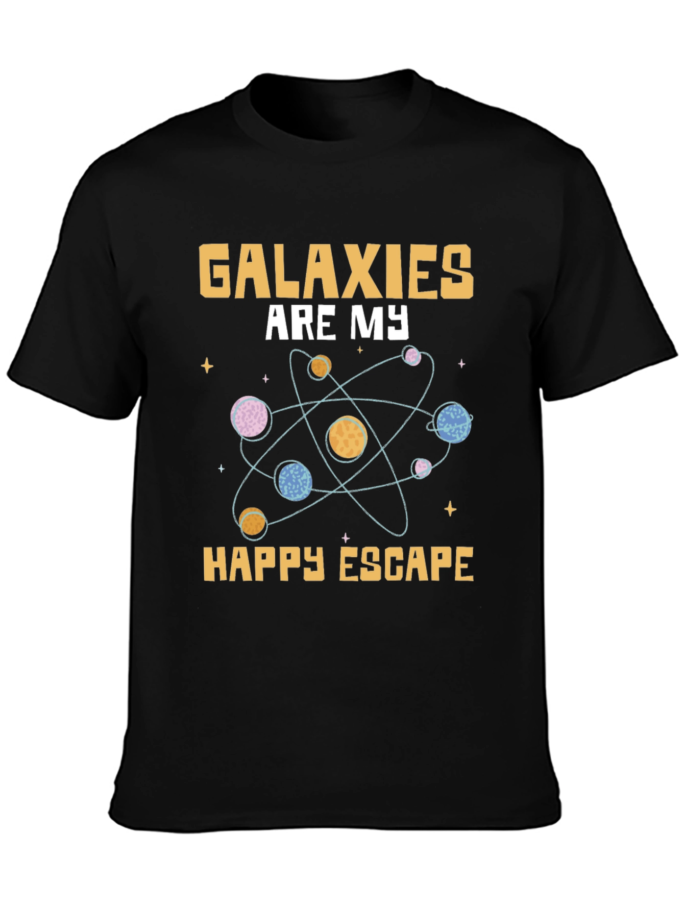 Galaxies Are My Happy Escape T-Shirt