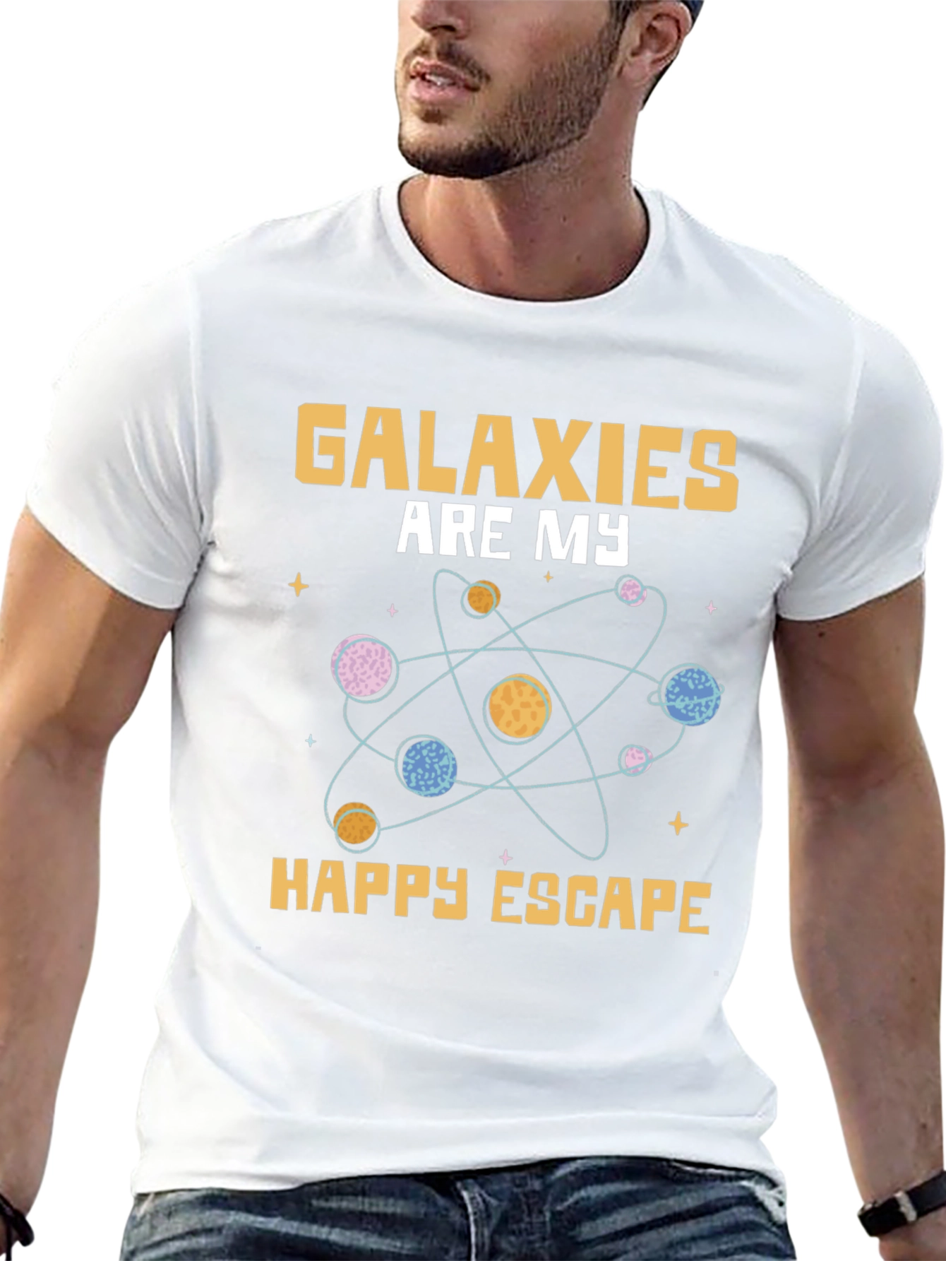 Galaxies Are My Happy Escape T-Shirt
