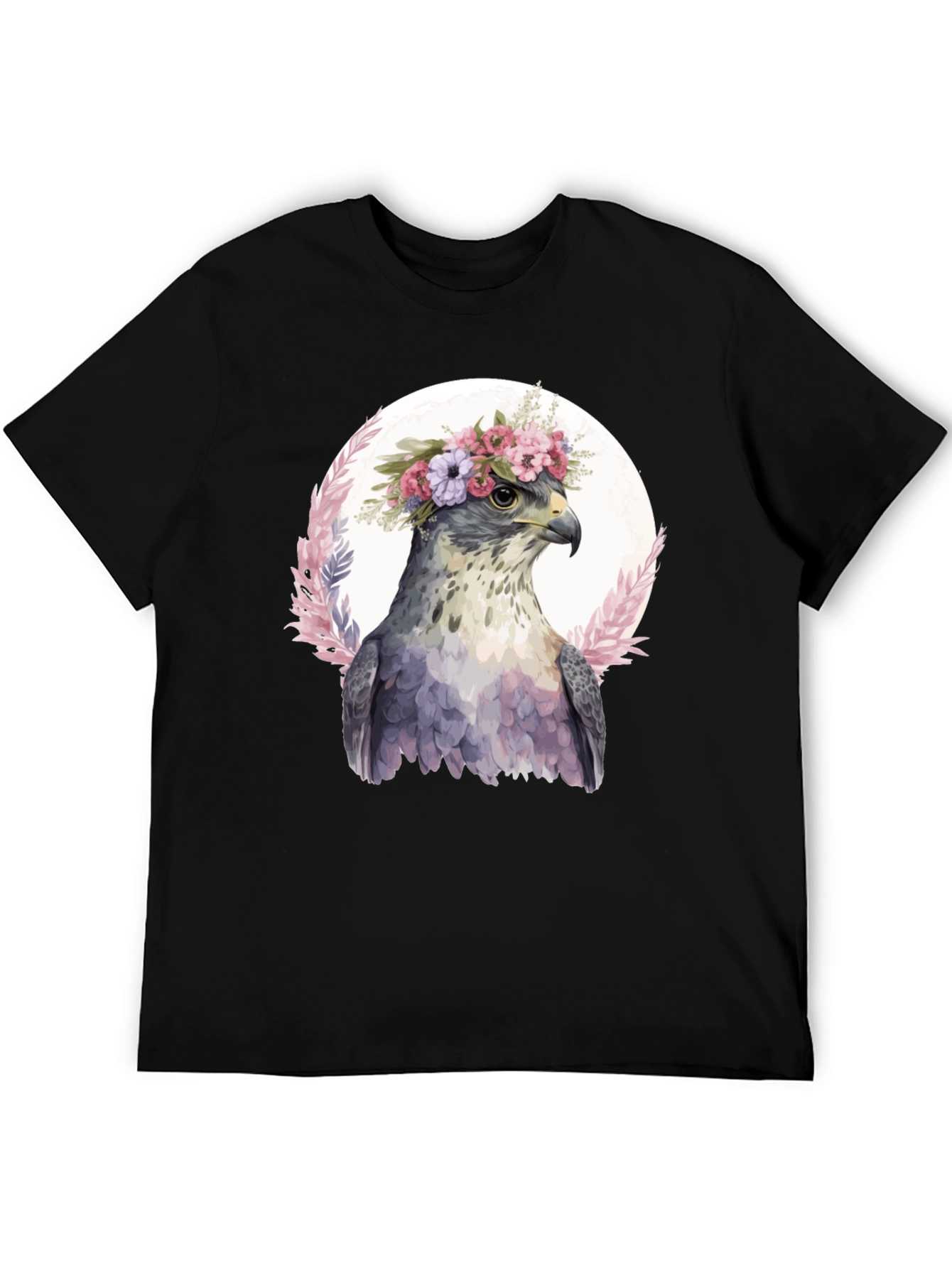 Hawk in Flowers T-Shirt