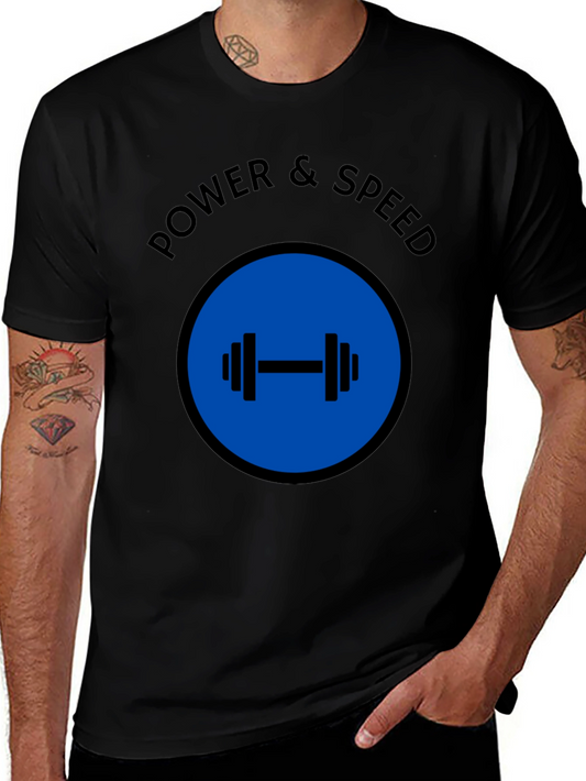 Power & Speed T-Shirt - Gym & Fitness Apparel