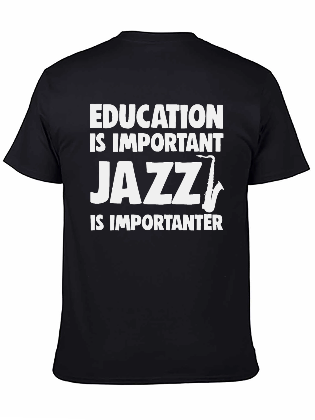 Jazz Is Importanter T-Shirt - Black