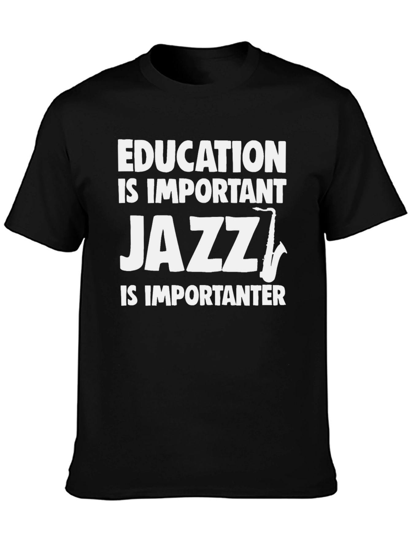 Jazz Is Importanter T-Shirt - Black