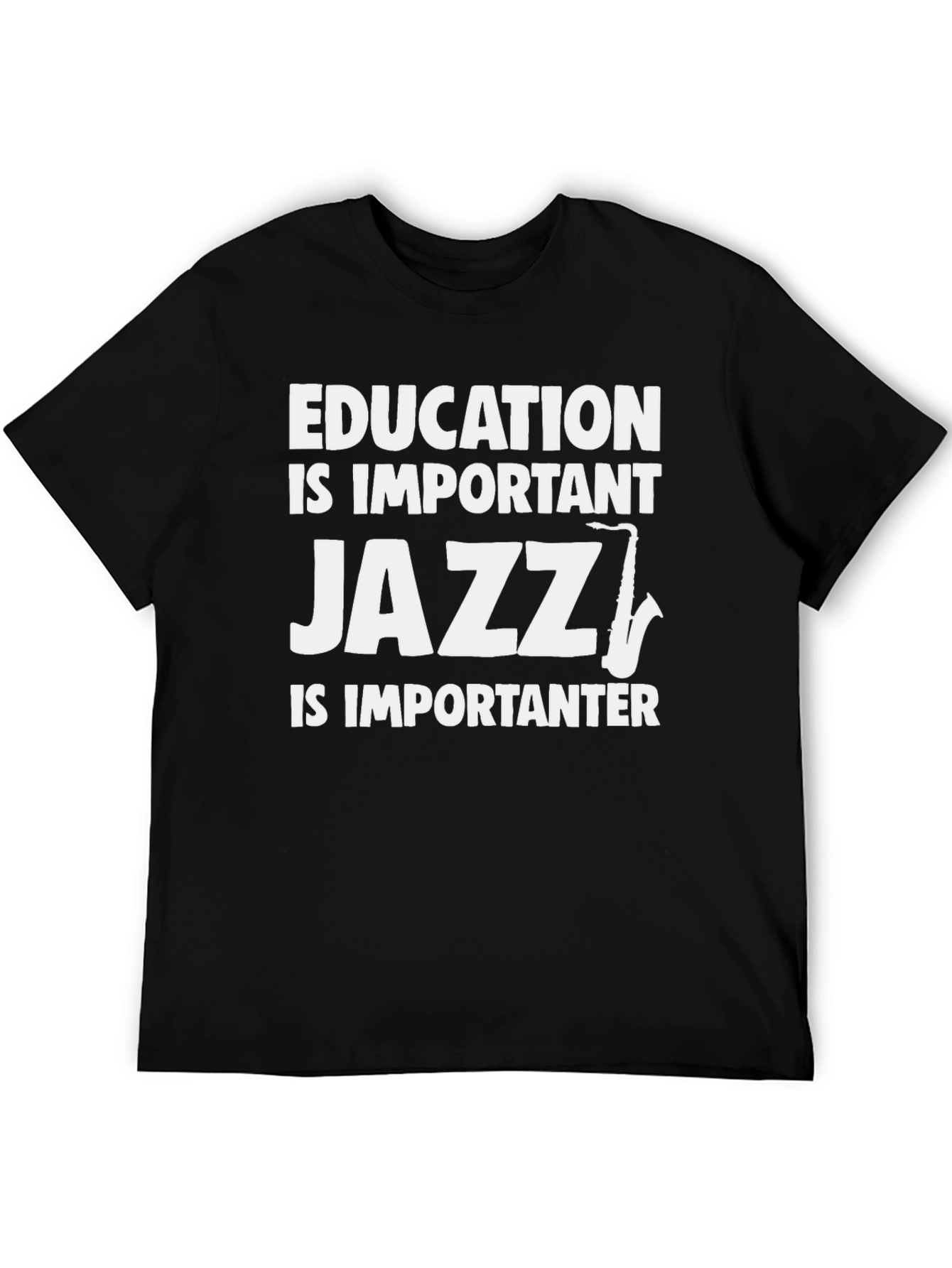 Jazz Is Importanter T-Shirt - Black