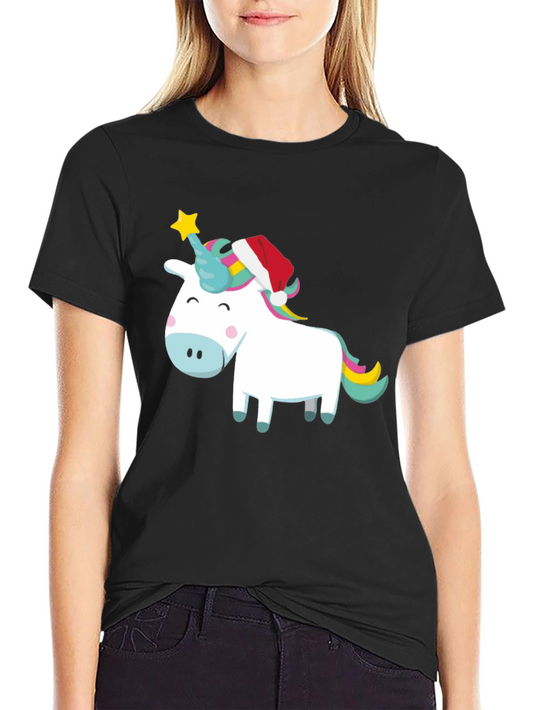 Festive Unicorn Christmas T-Shirt