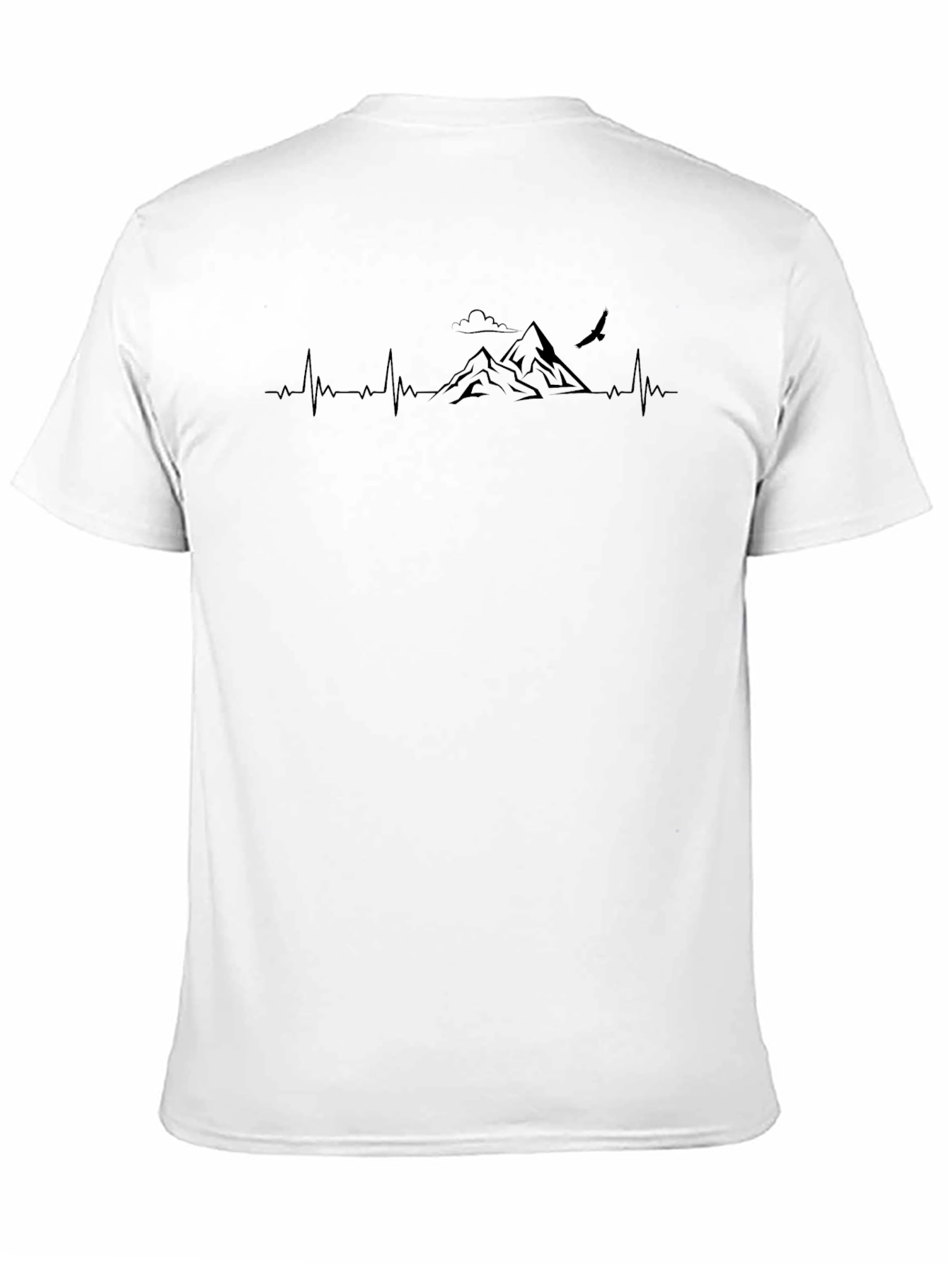 Mountain Heartbeat T-Shirt - Nature Lover Tee