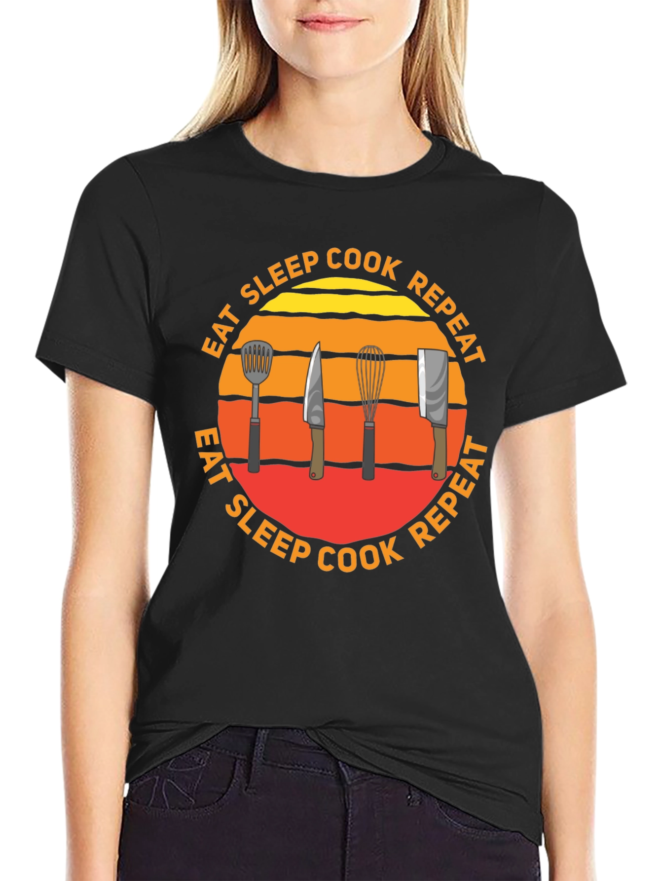 Eat Sleep Cook Repeat T-Shirt