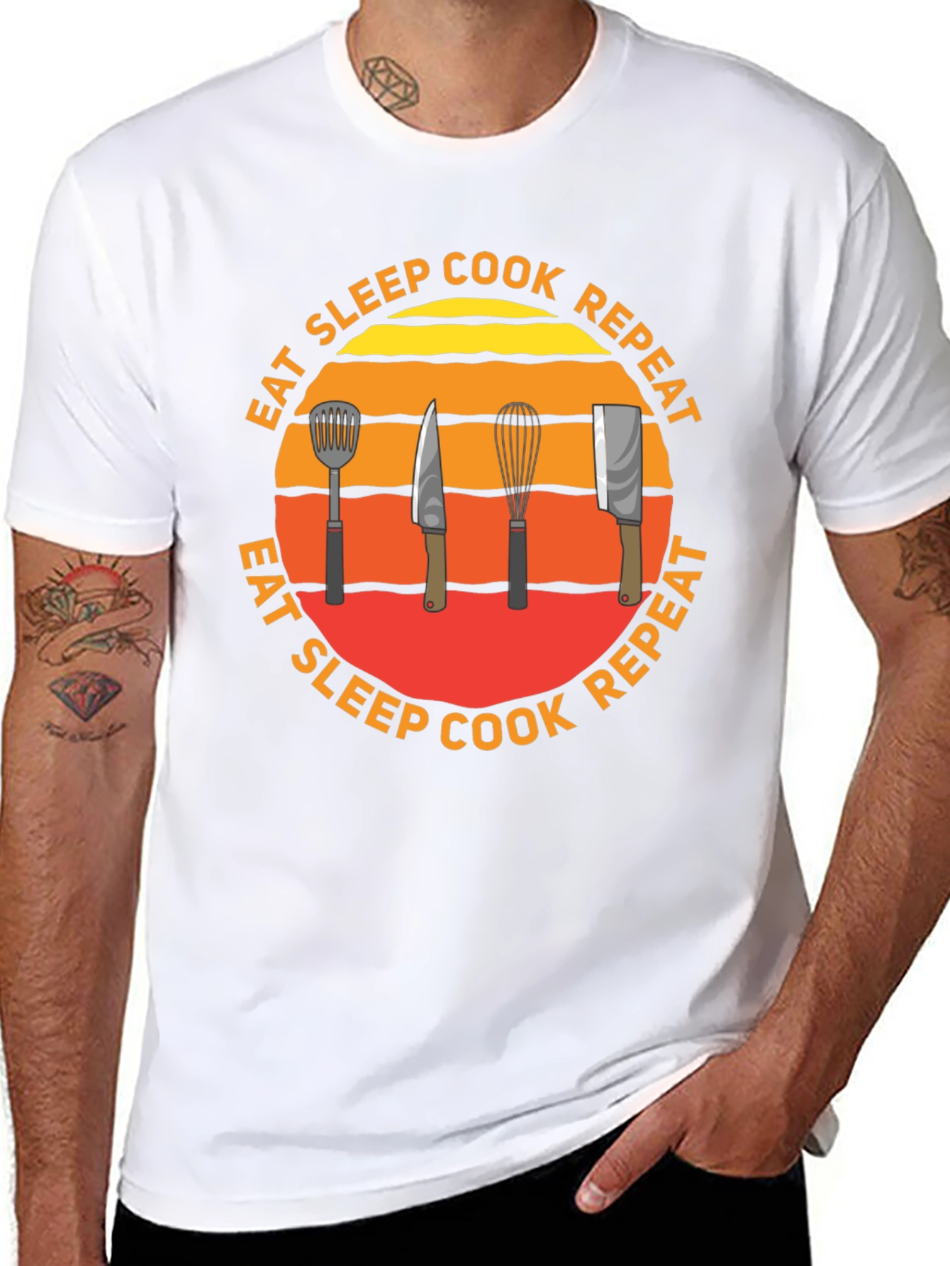 Eat Sleep Cook Repeat T-Shirt