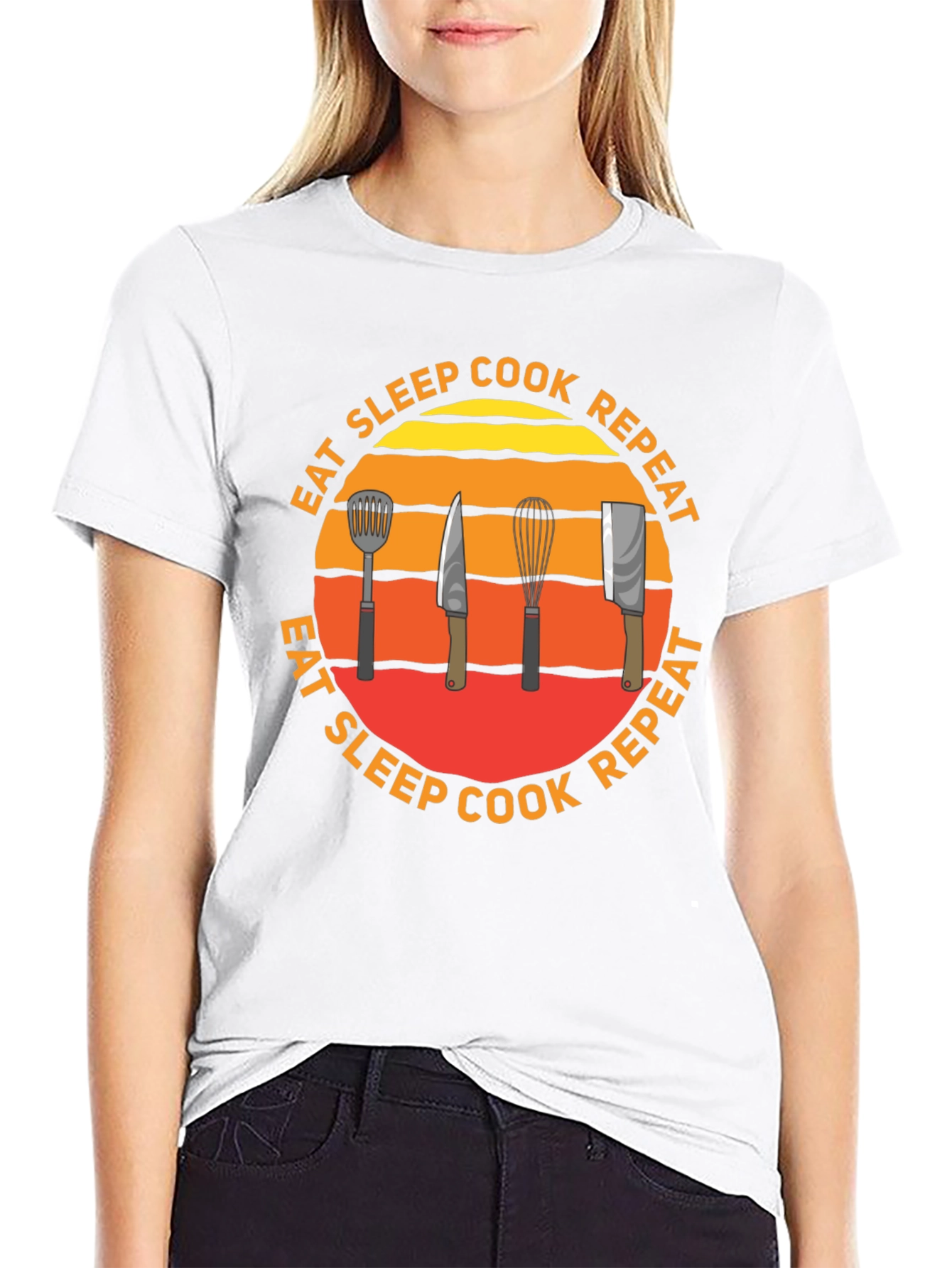 Eat Sleep Cook Repeat T-Shirt