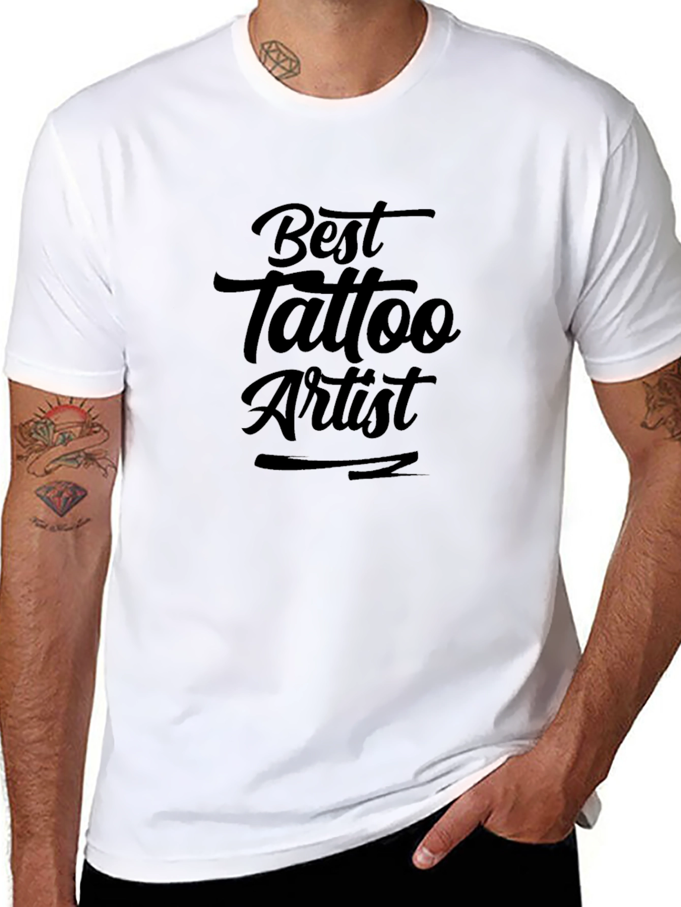 Best Tattoo Artist Graphic Tee - Black