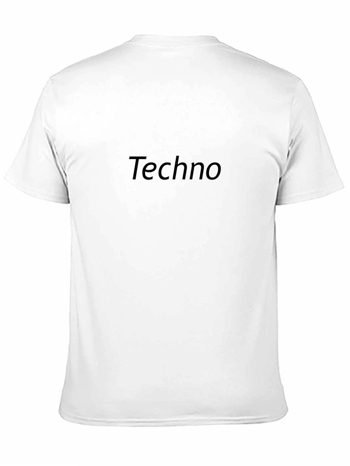 Black Techno Graphic Tee - Stylish & Comfortable