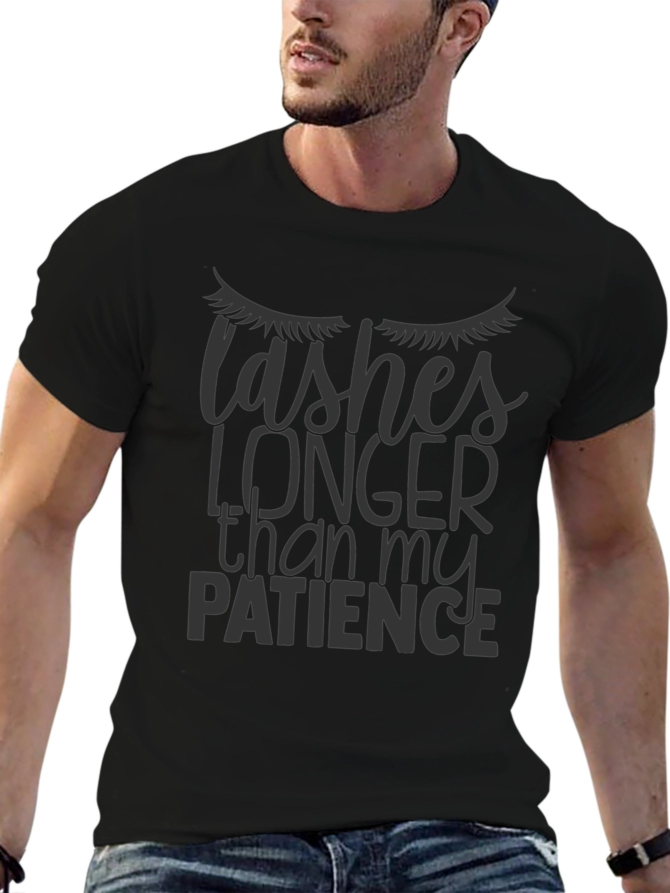 Lashes Longer Than My Patience Graphic Tee