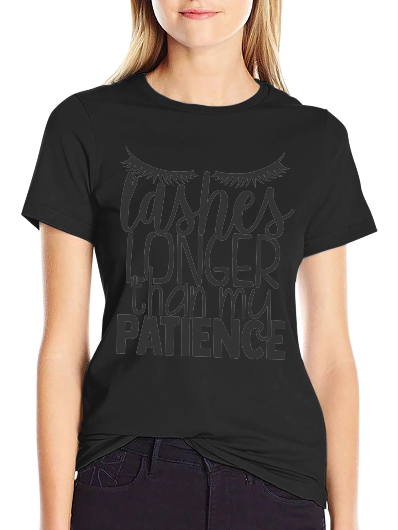 Lashes Longer Than My Patience Graphic Tee