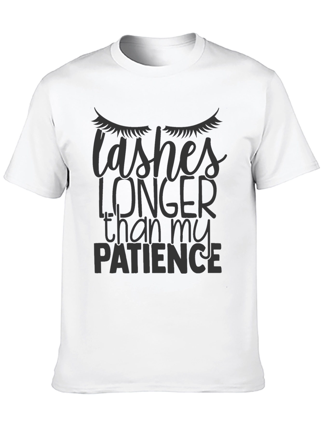 Lashes Longer Than My Patience Graphic Tee
