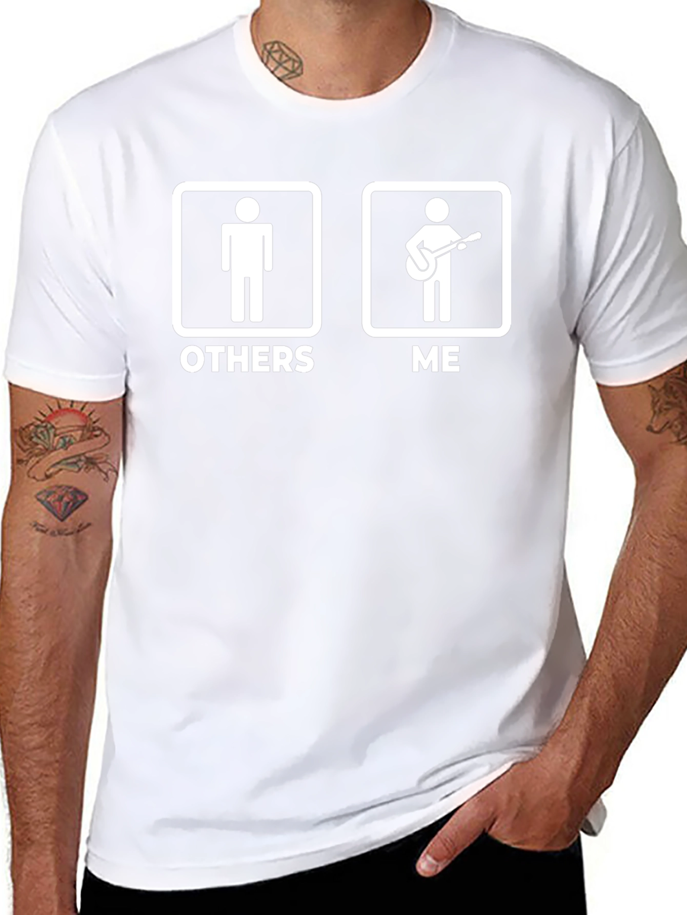 Funny Musician T-Shirt - Others vs. Me Graphic Tee