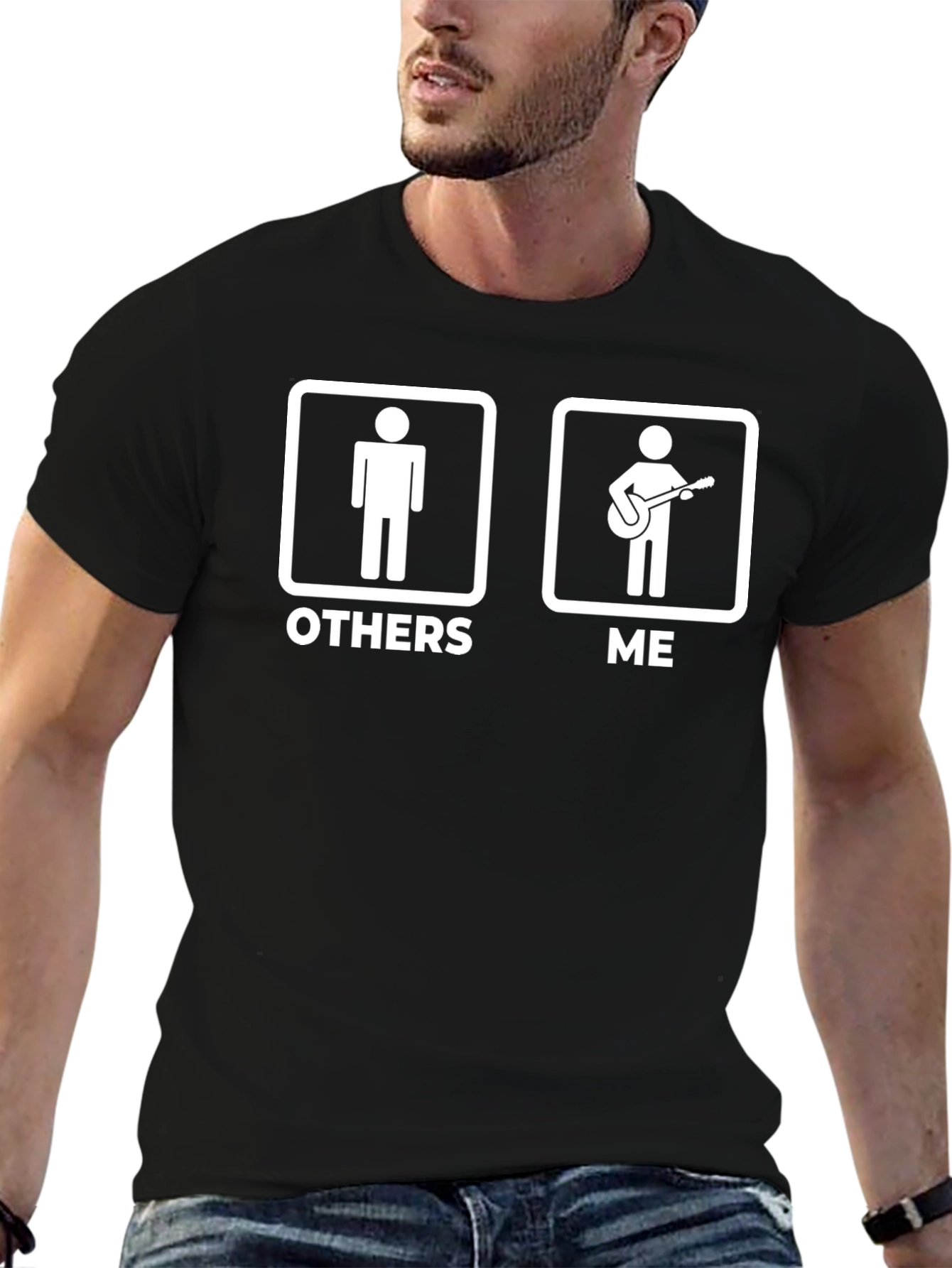 Funny Musician T-Shirt - Others vs. Me Graphic Tee
