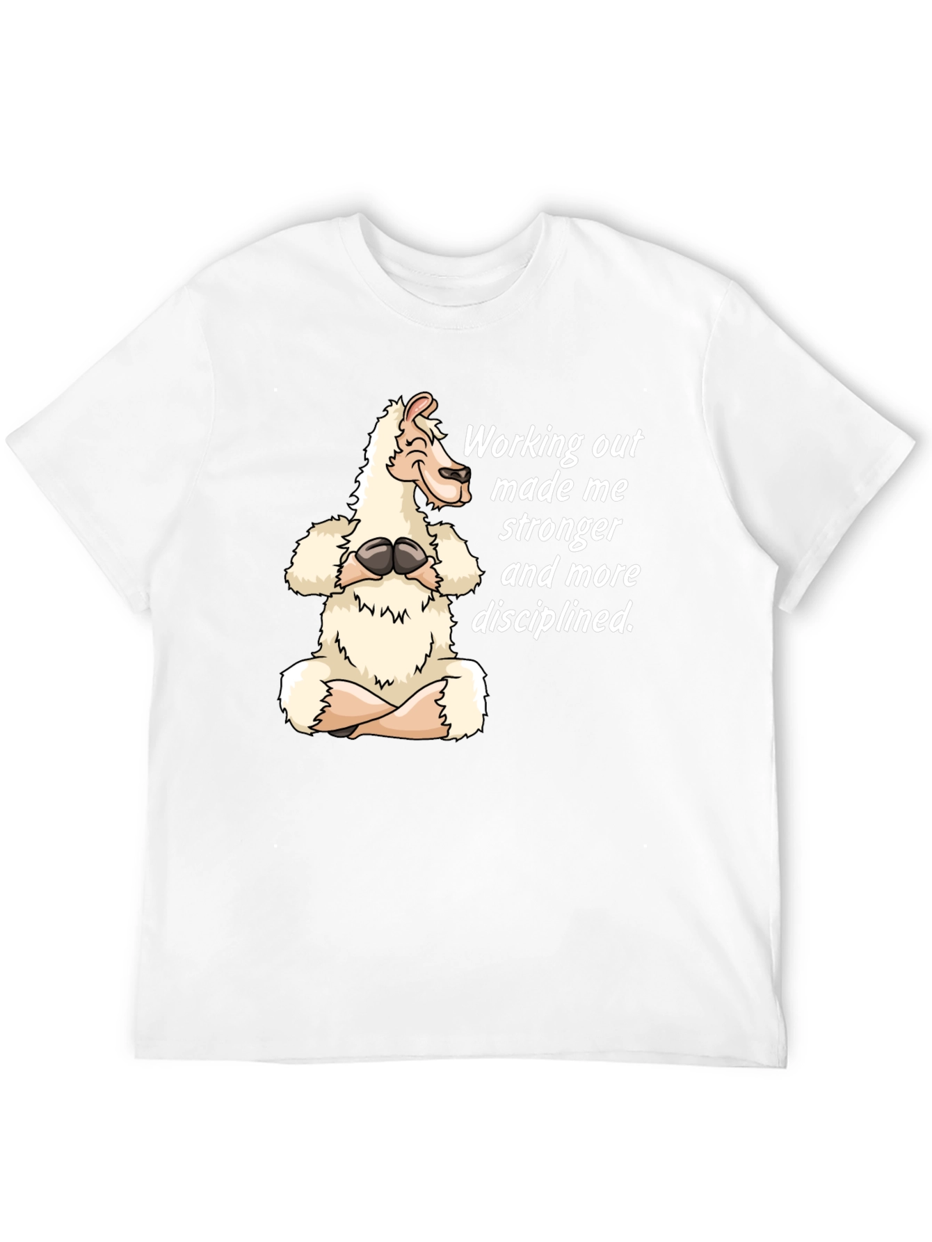 Yoga Llama Graphic T-Shirt - Workout Motivation