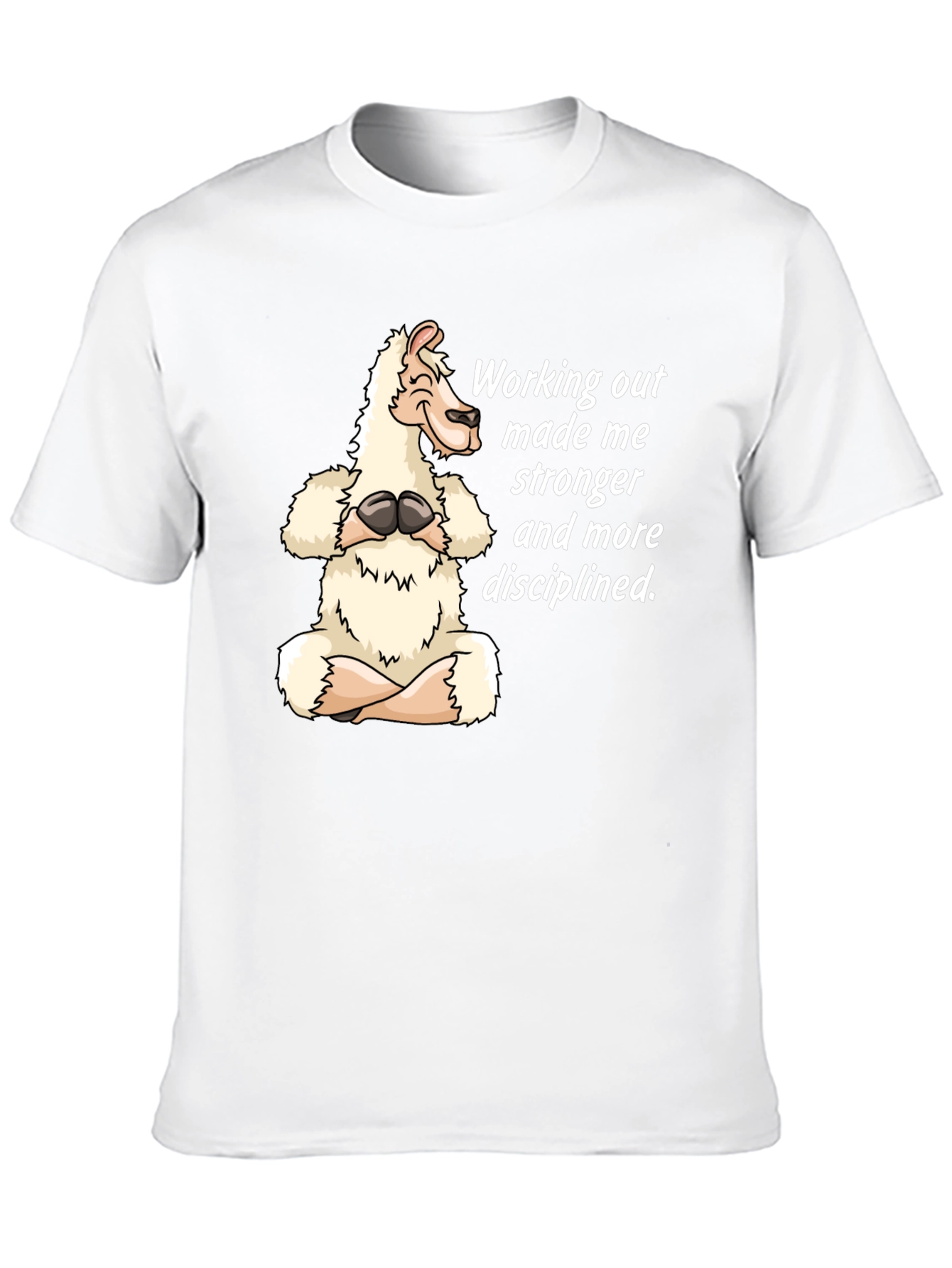 Yoga Llama Graphic T-Shirt - Workout Motivation
