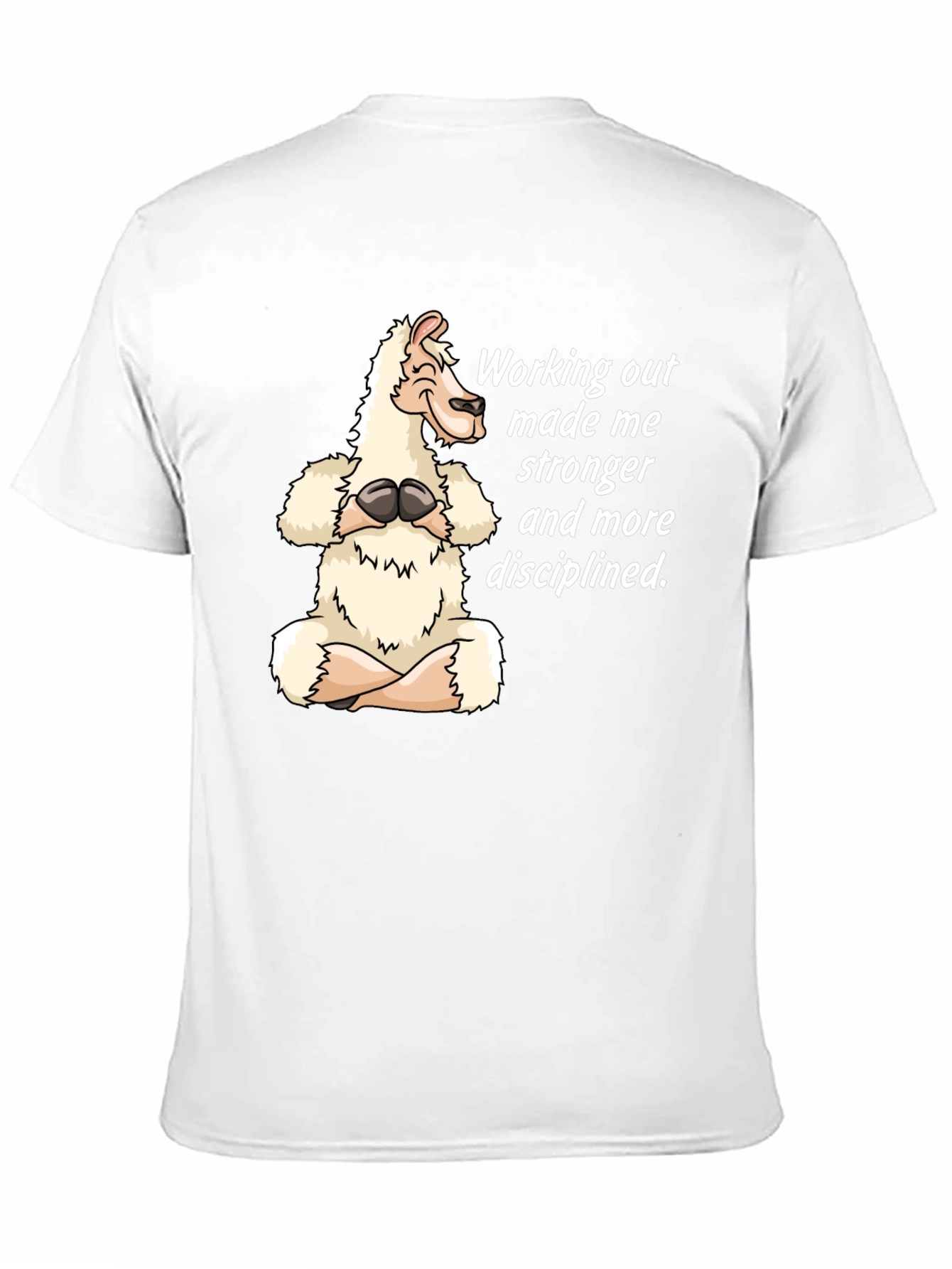 Yoga Llama Graphic T-Shirt - Workout Motivation