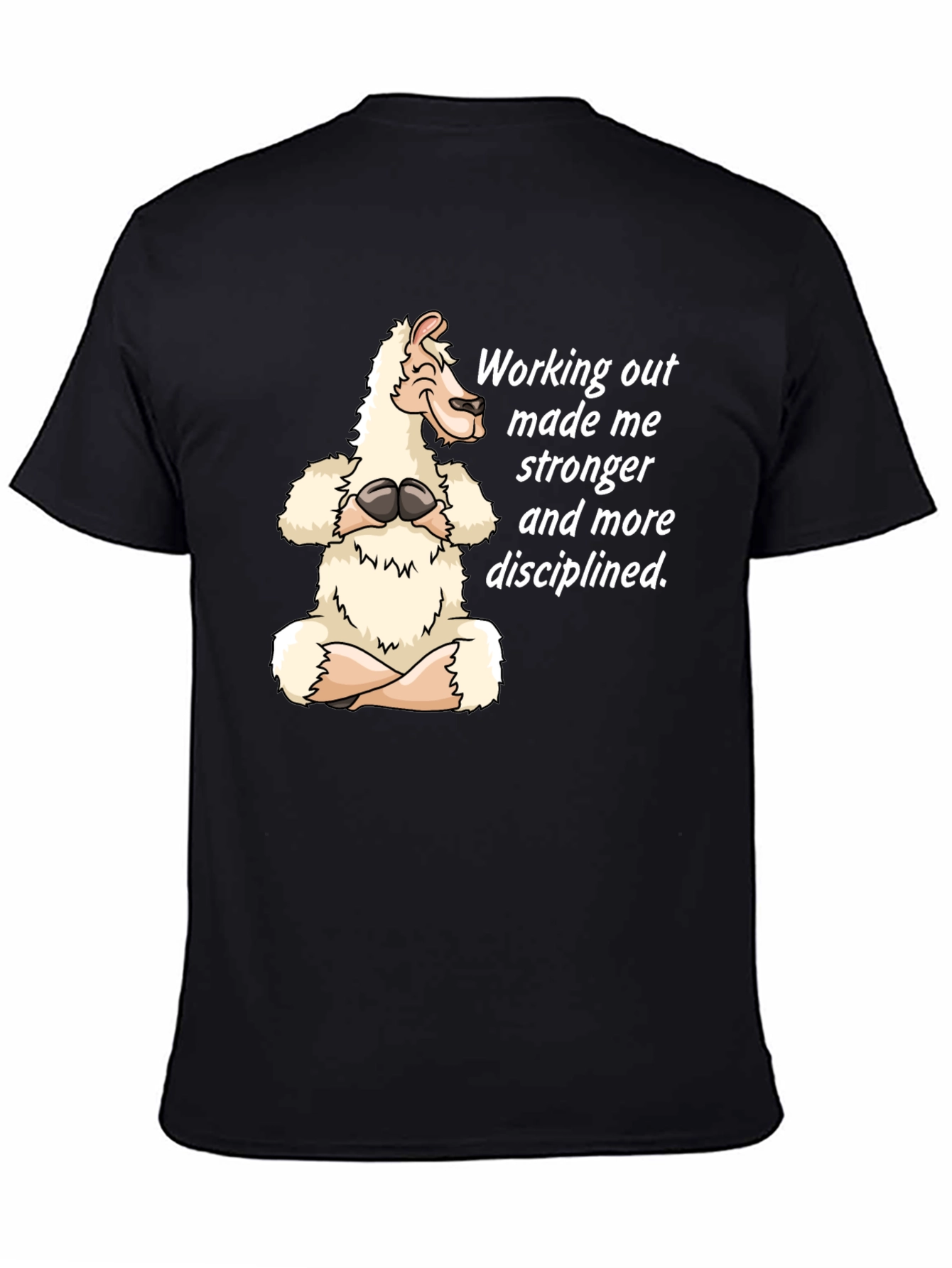Yoga Llama Graphic T-Shirt - Workout Motivation