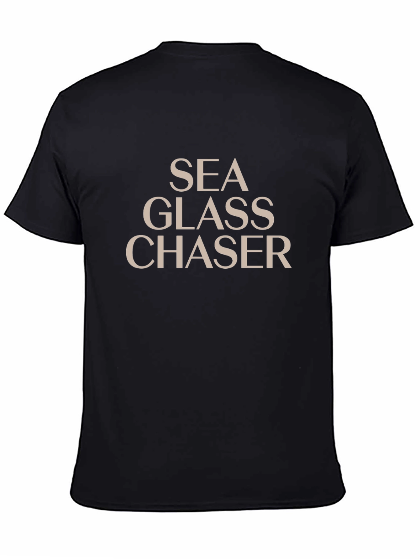 Sea Glass Chaser Black Graphic Tee