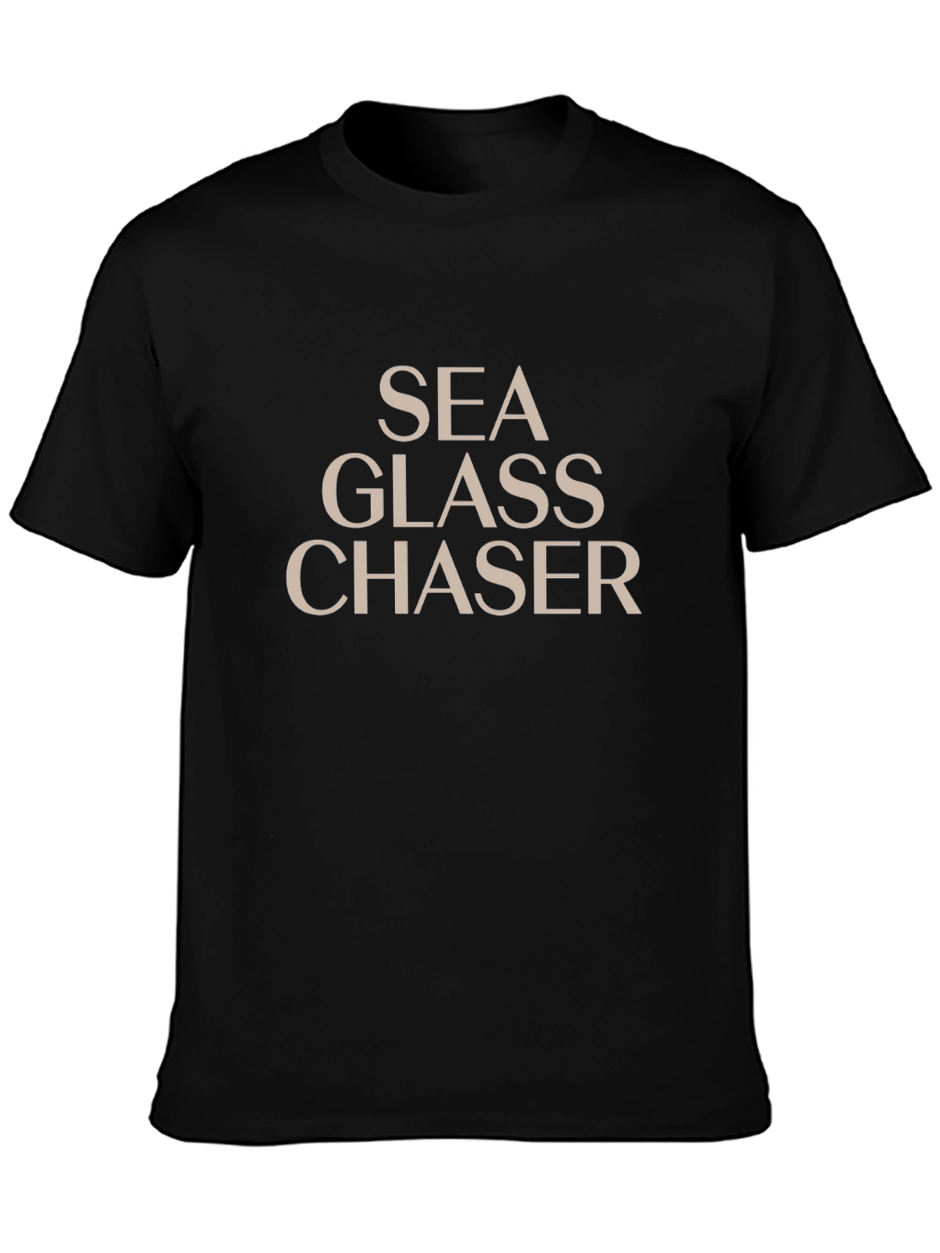 Sea Glass Chaser Black Graphic Tee