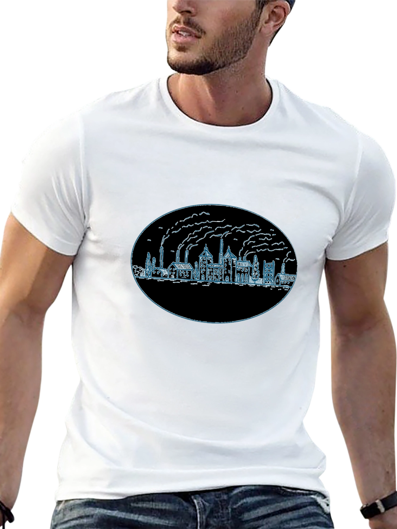 Urban Factory Graphic Tee - Black