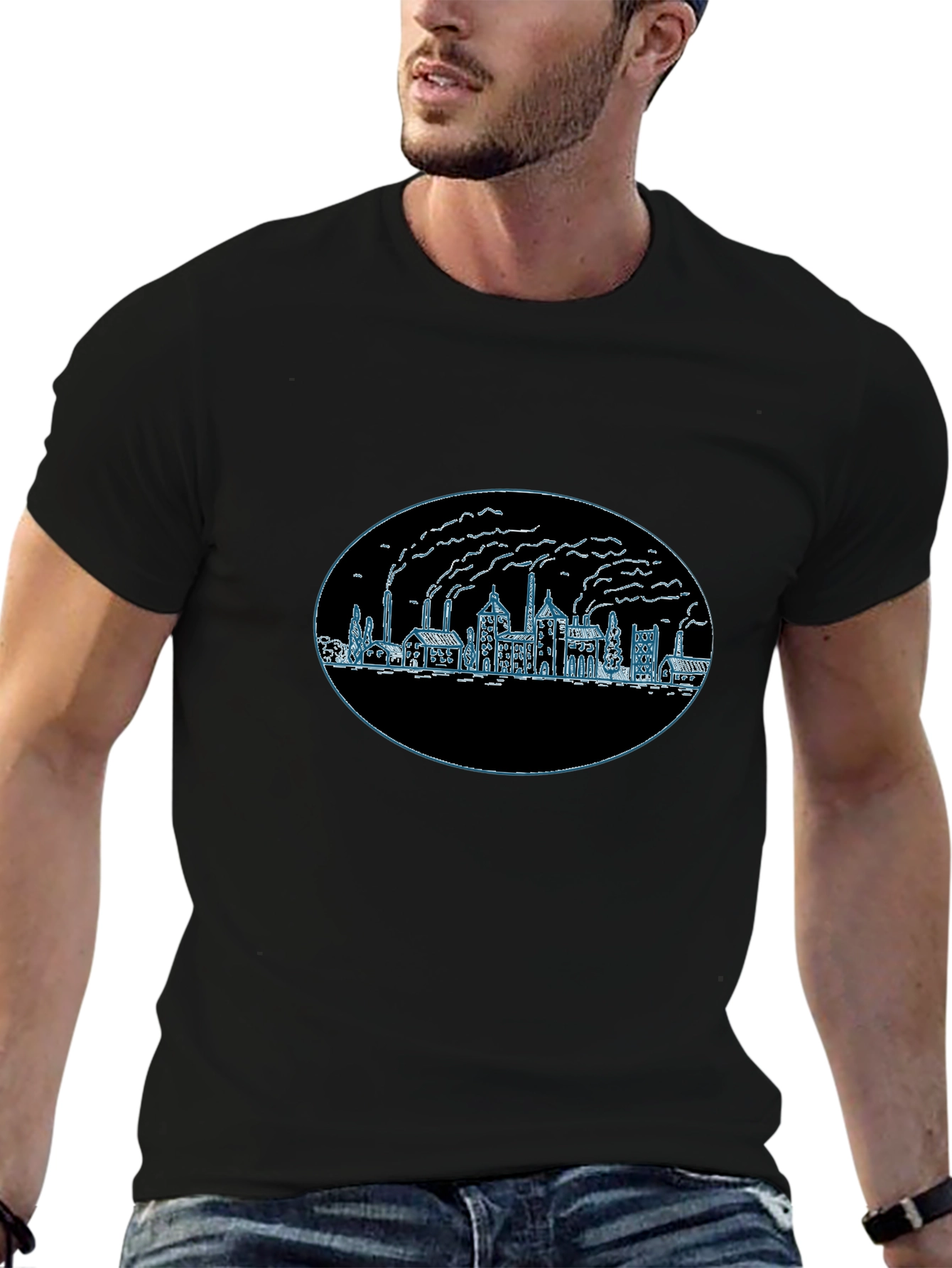 Urban Factory Graphic Tee - Black