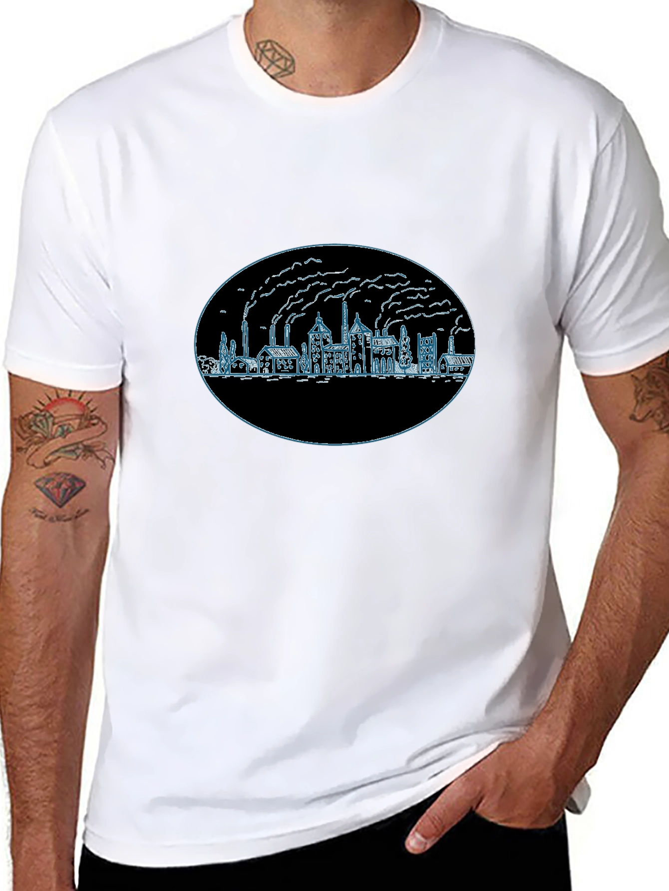 Urban Factory Graphic Tee - Black