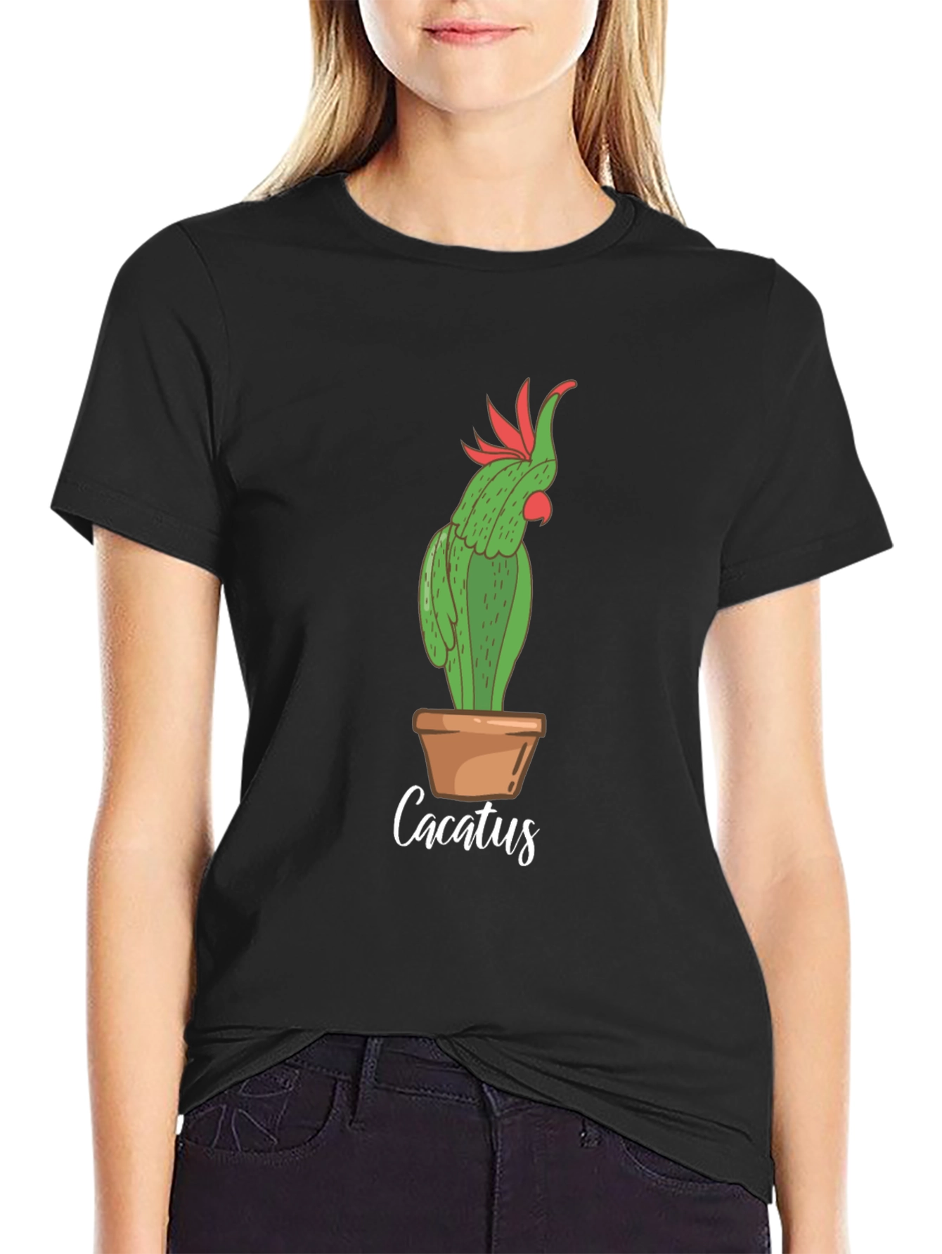 Cacatus T-Shirt - Funny Cactus Parrot Graphic Tee