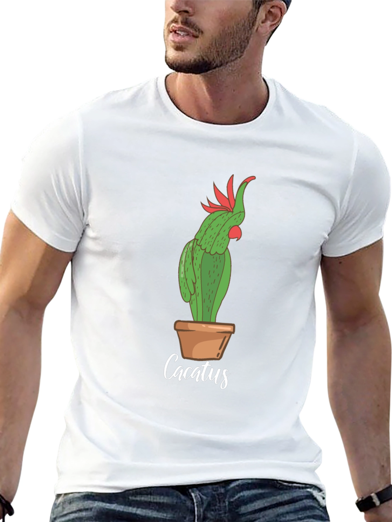 Cacatus T-Shirt - Funny Cactus Parrot Graphic Tee