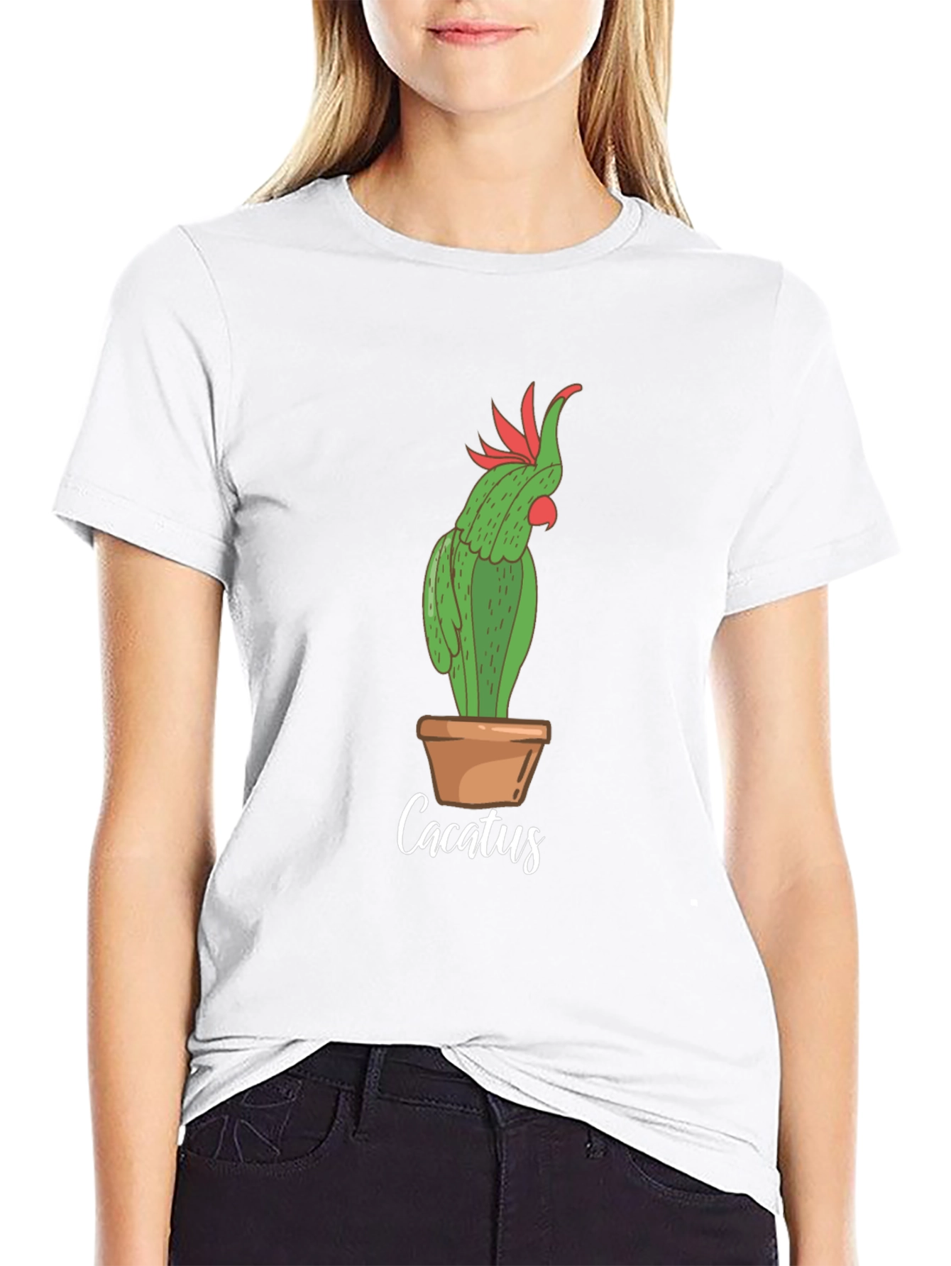 Cacatus T-Shirt - Funny Cactus Parrot Graphic Tee
