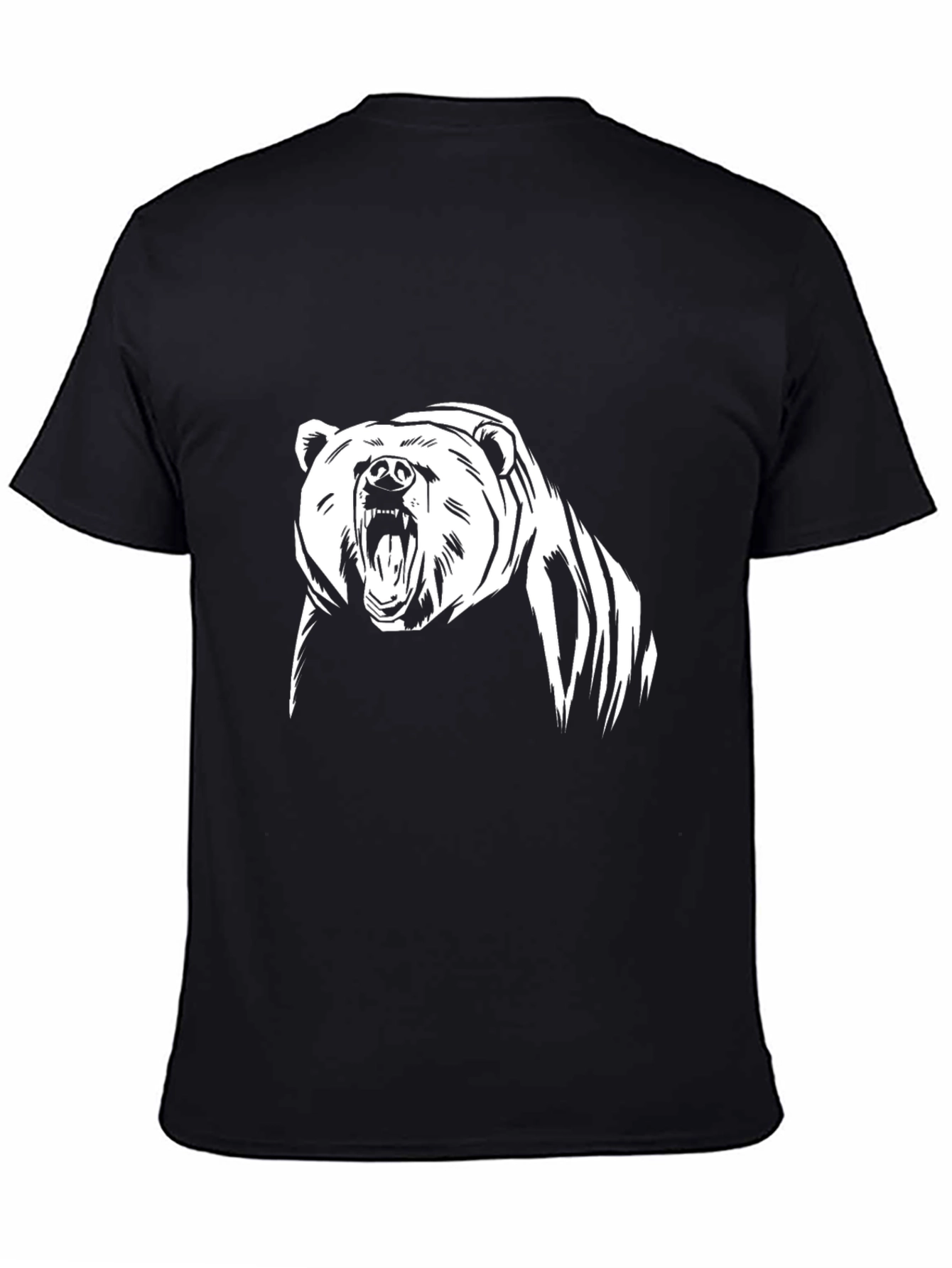 Grizzly Bear Graphic Tee - Black