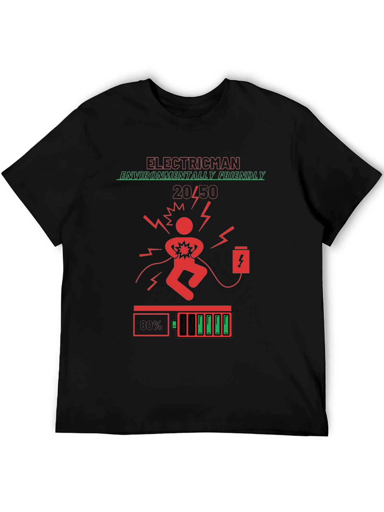Electricman Environmentally Friendly Graphic Tee