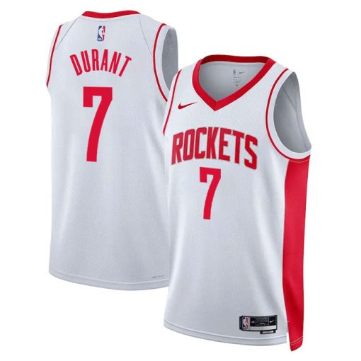 Kevin Durant Houston Rockets Jersey  White & Red