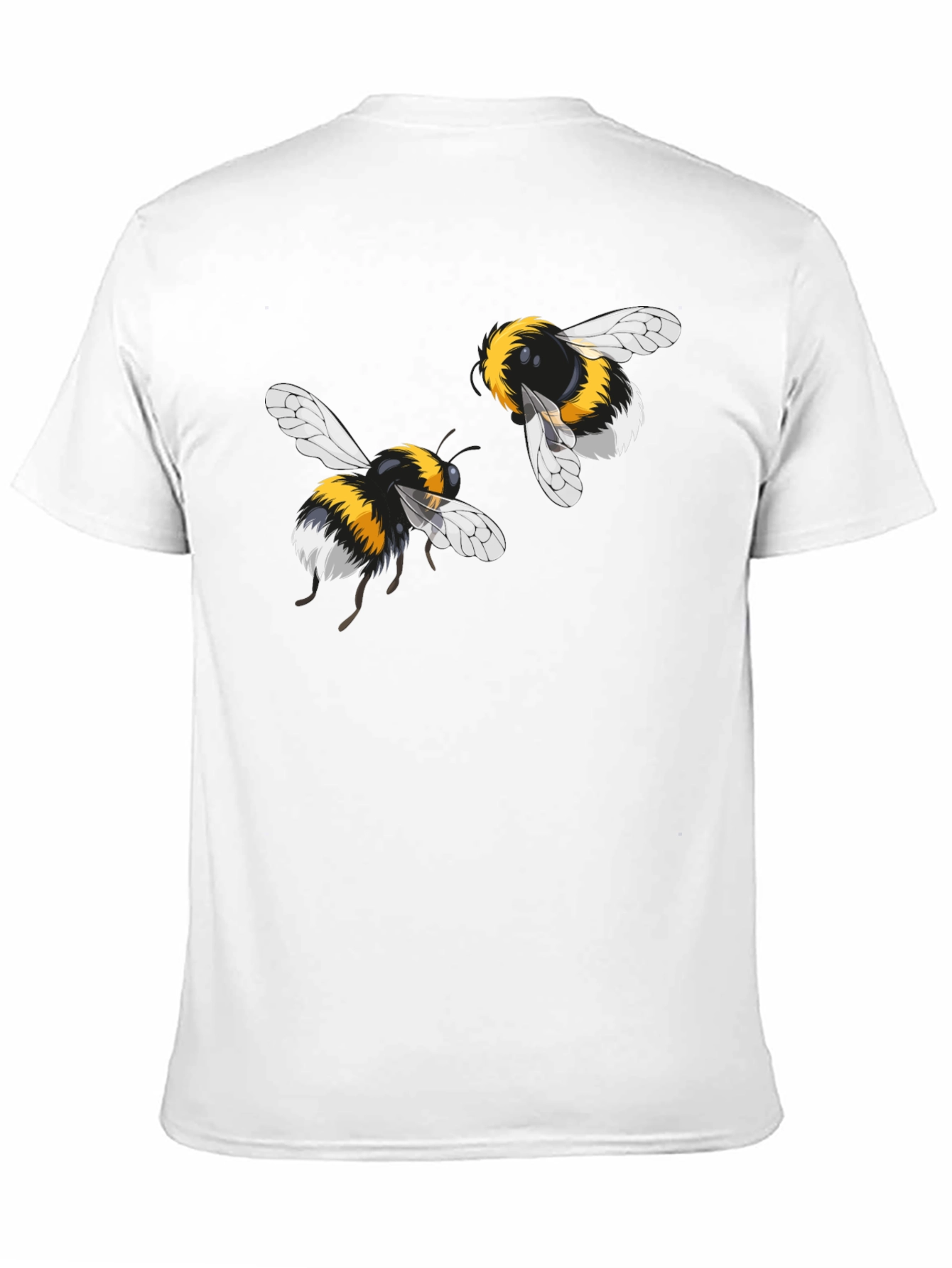 Bumble Bee Graphic Tee - Black Cotton T-Shirt