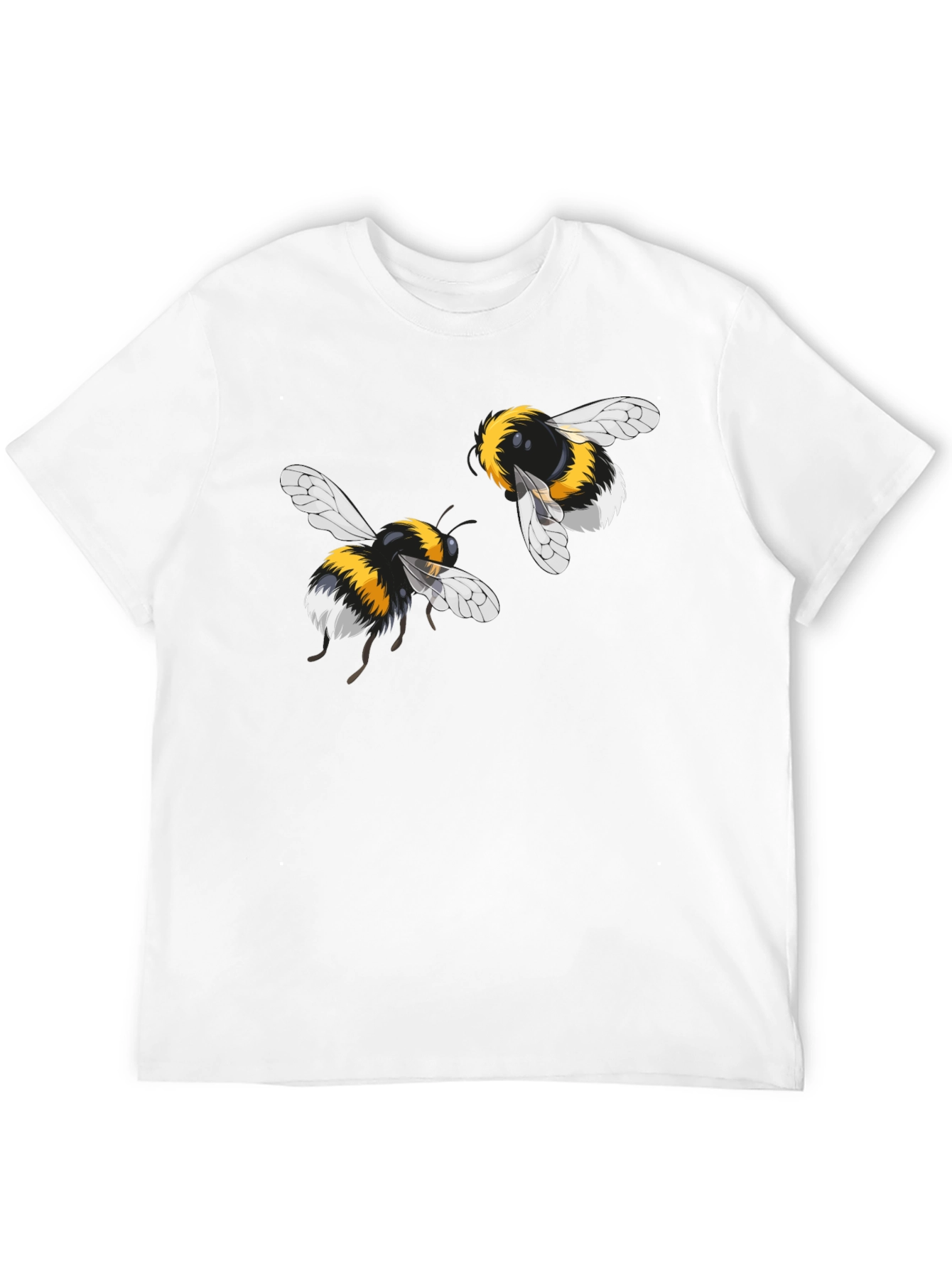Bumble Bee Graphic Tee - Black Cotton T-Shirt