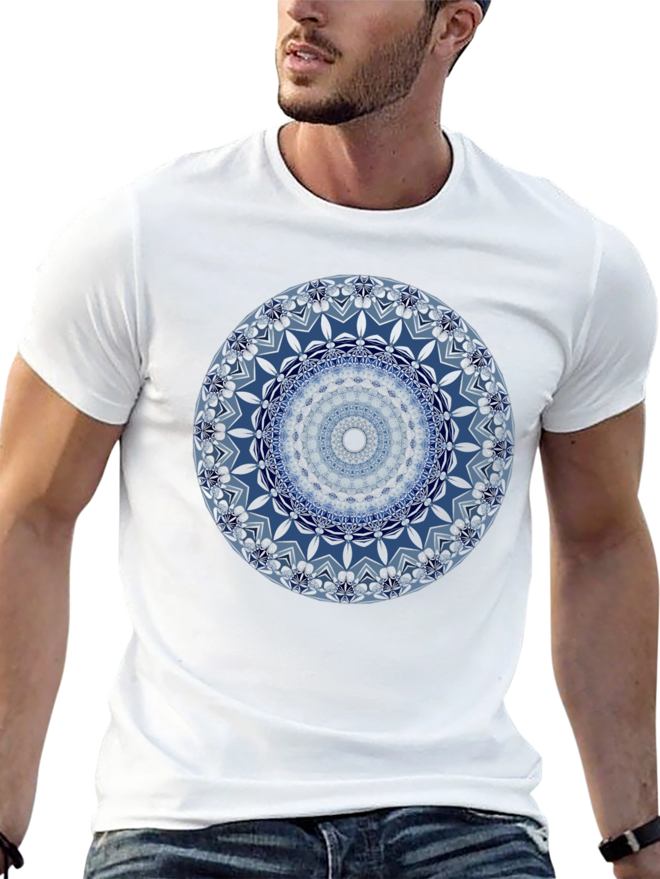 Mandala Graphic Black T-Shirt