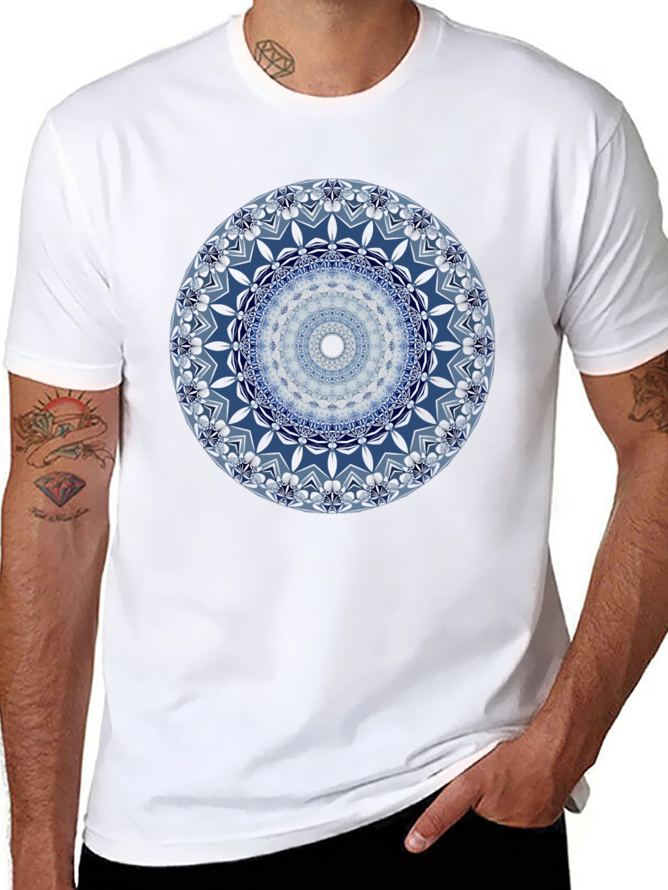 Mandala Graphic Black T-Shirt